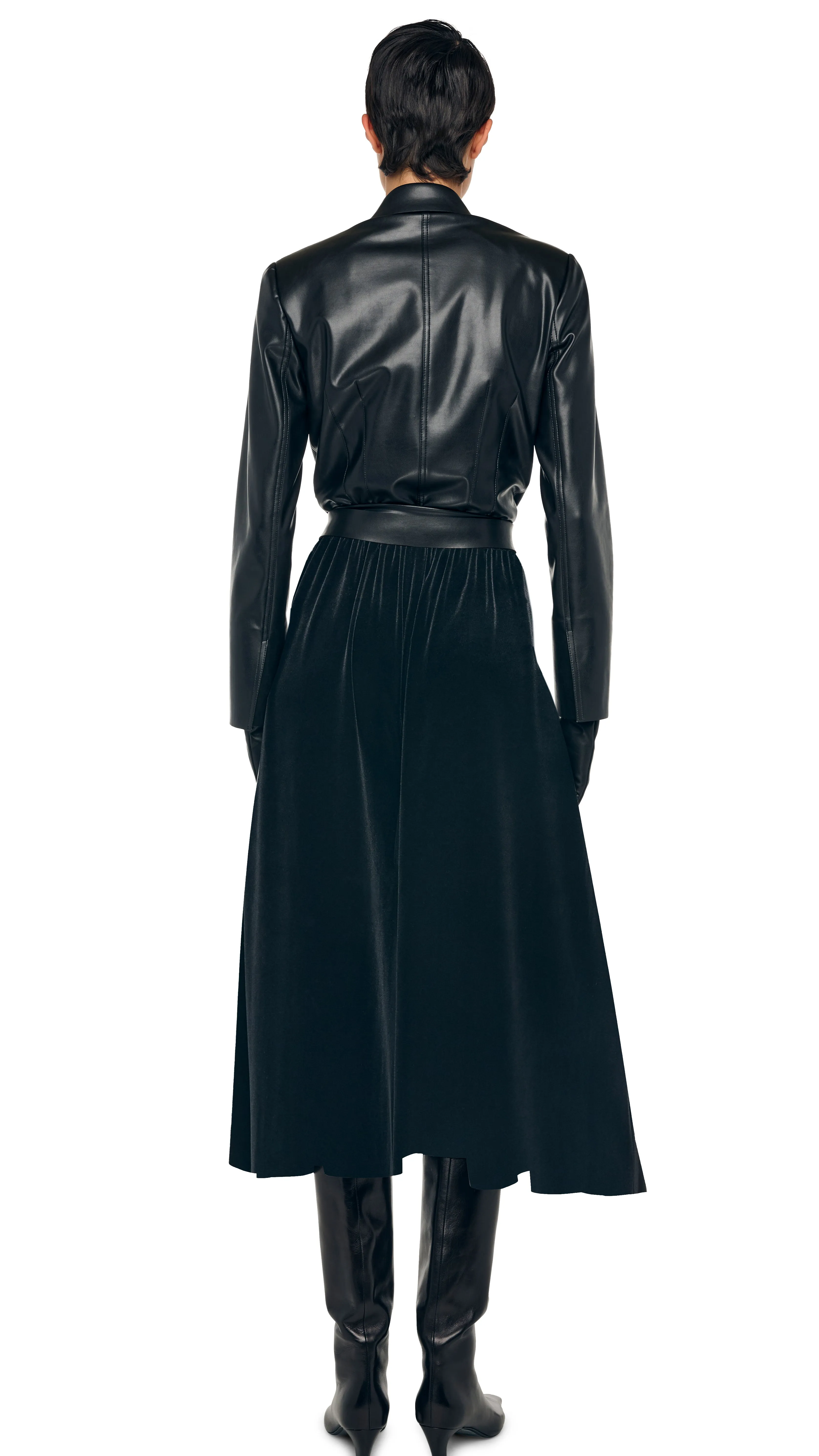 FLARED SKIRT TO MIDCALF sold by Norma Kamali product image thumbnail 3