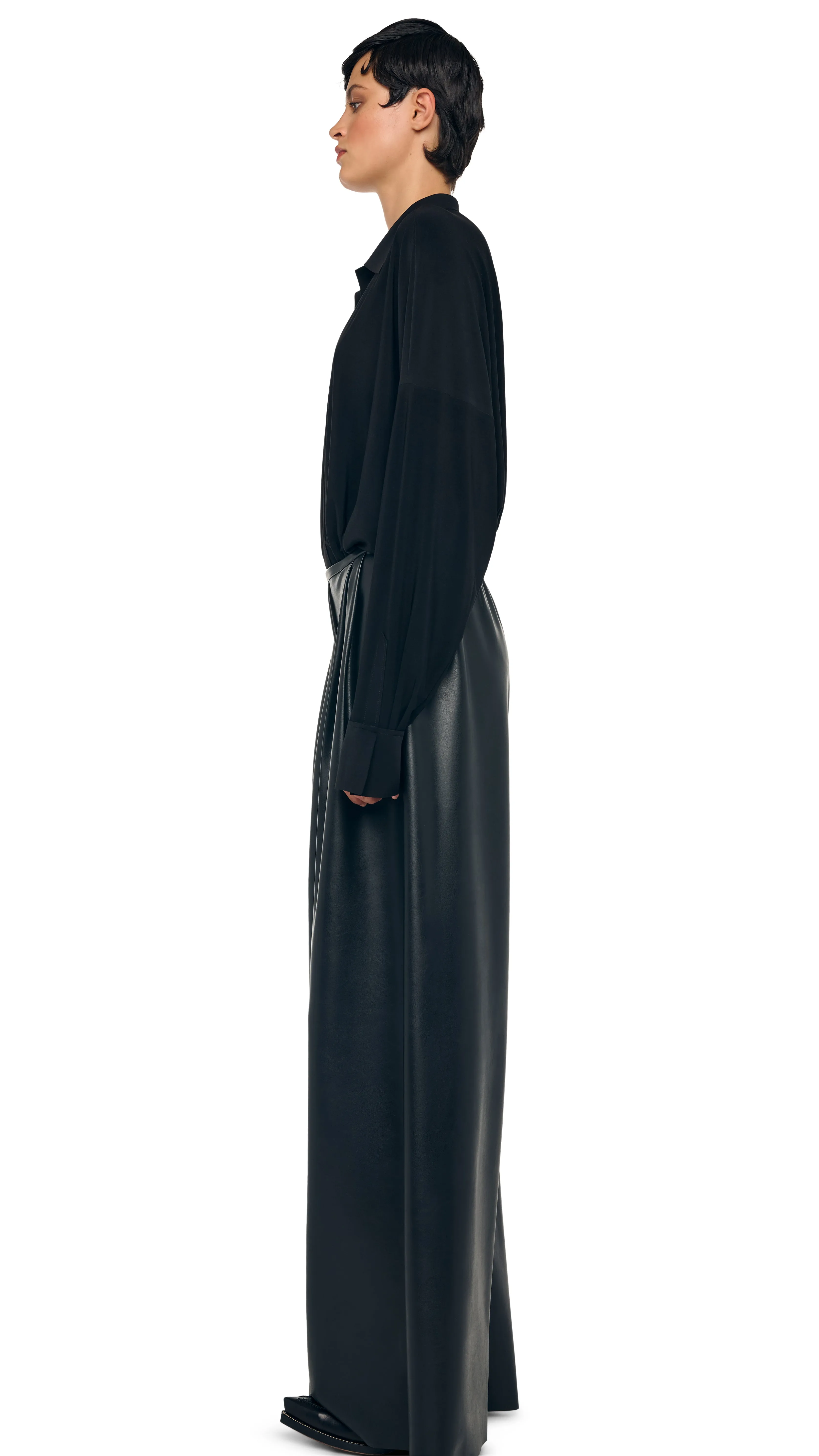 MENS PLEAT PANT sold by Norma Kamali product image thumbnail 2