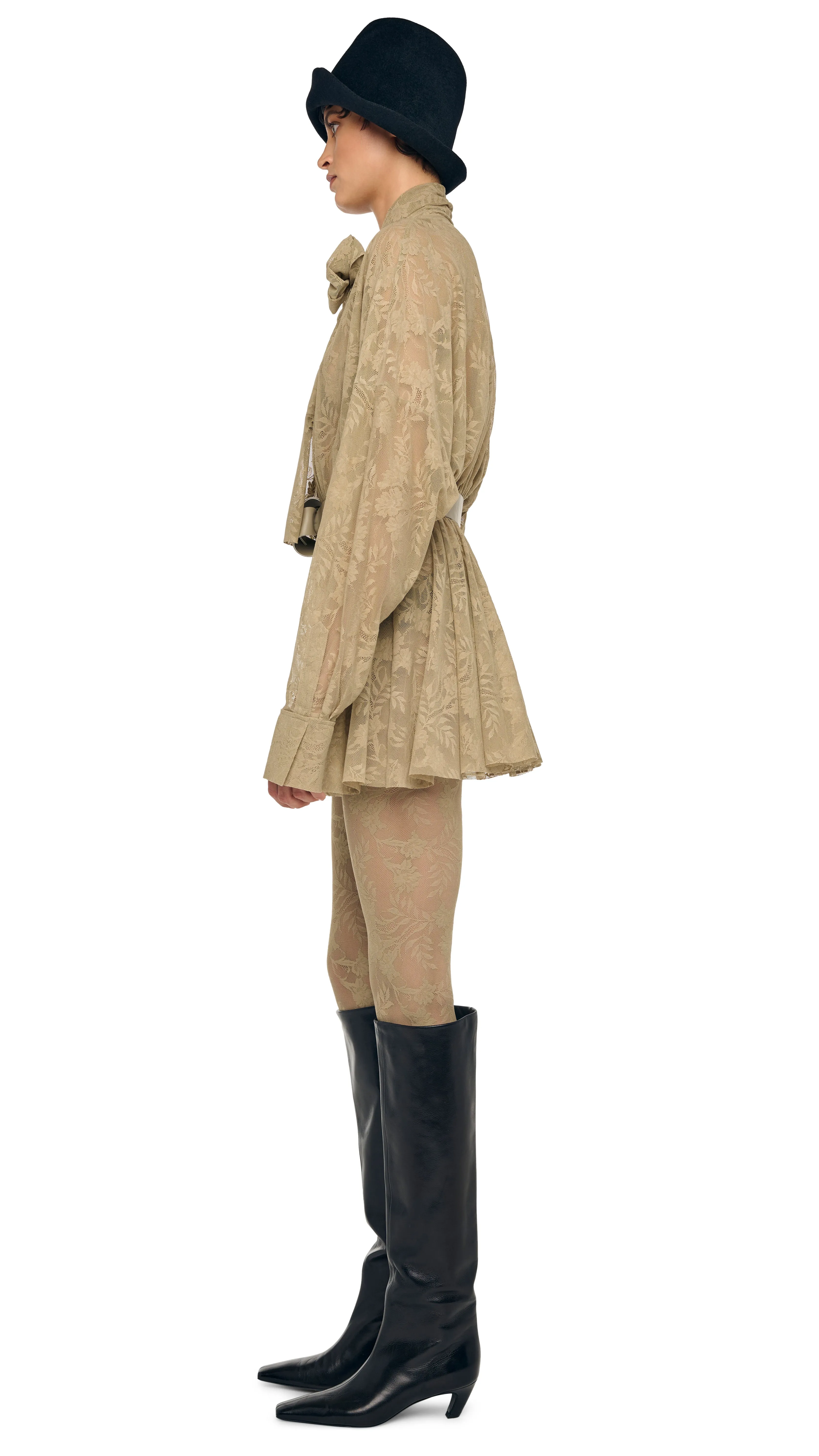 LEGGING W/ FOOTIE W/O WAISTBAND sold by Norma Kamali product image thumbnail 2