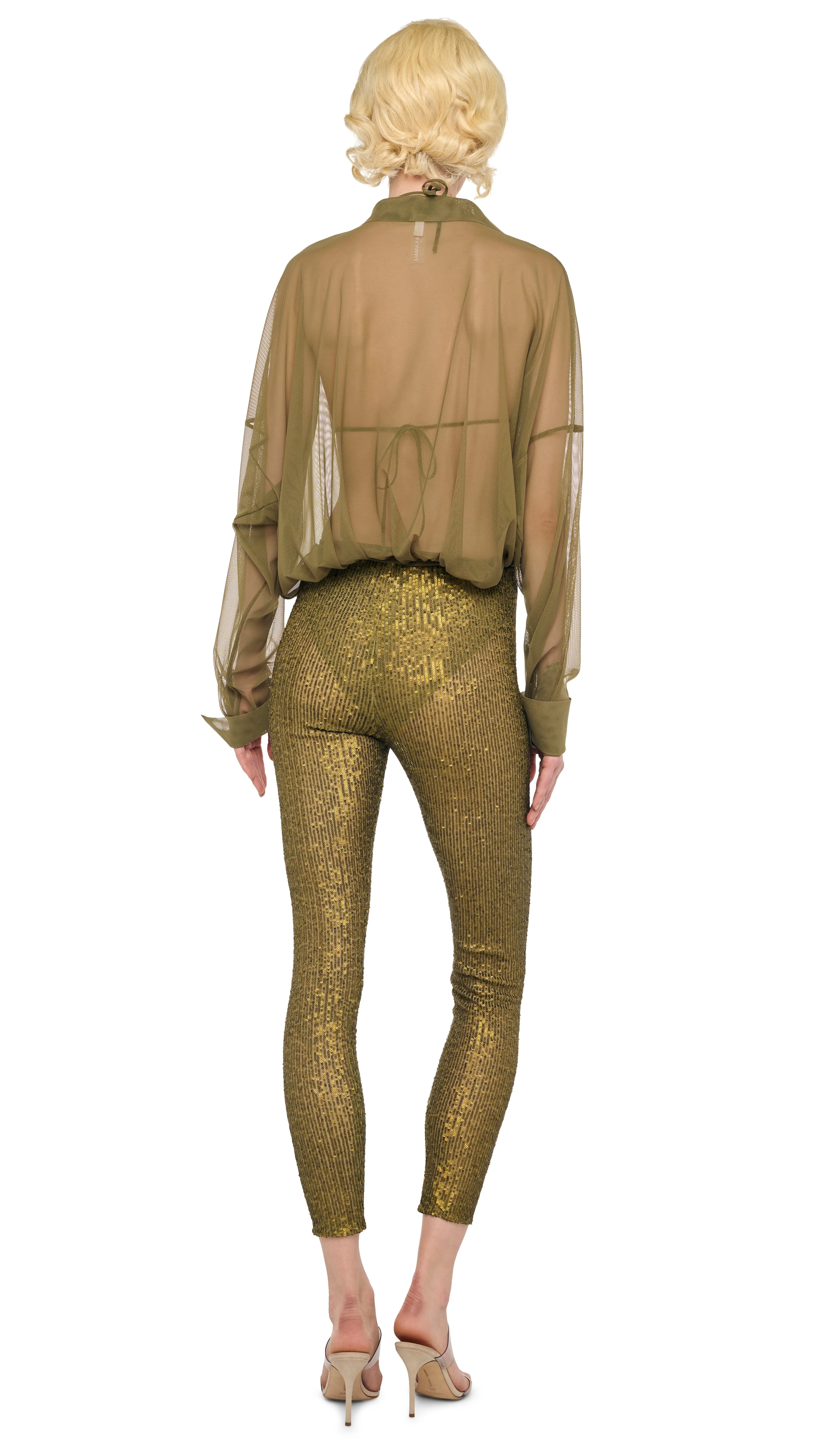CROPPED LEGGING W/O WAISTBAND sold by Norma Kamali product image thumbnail 3