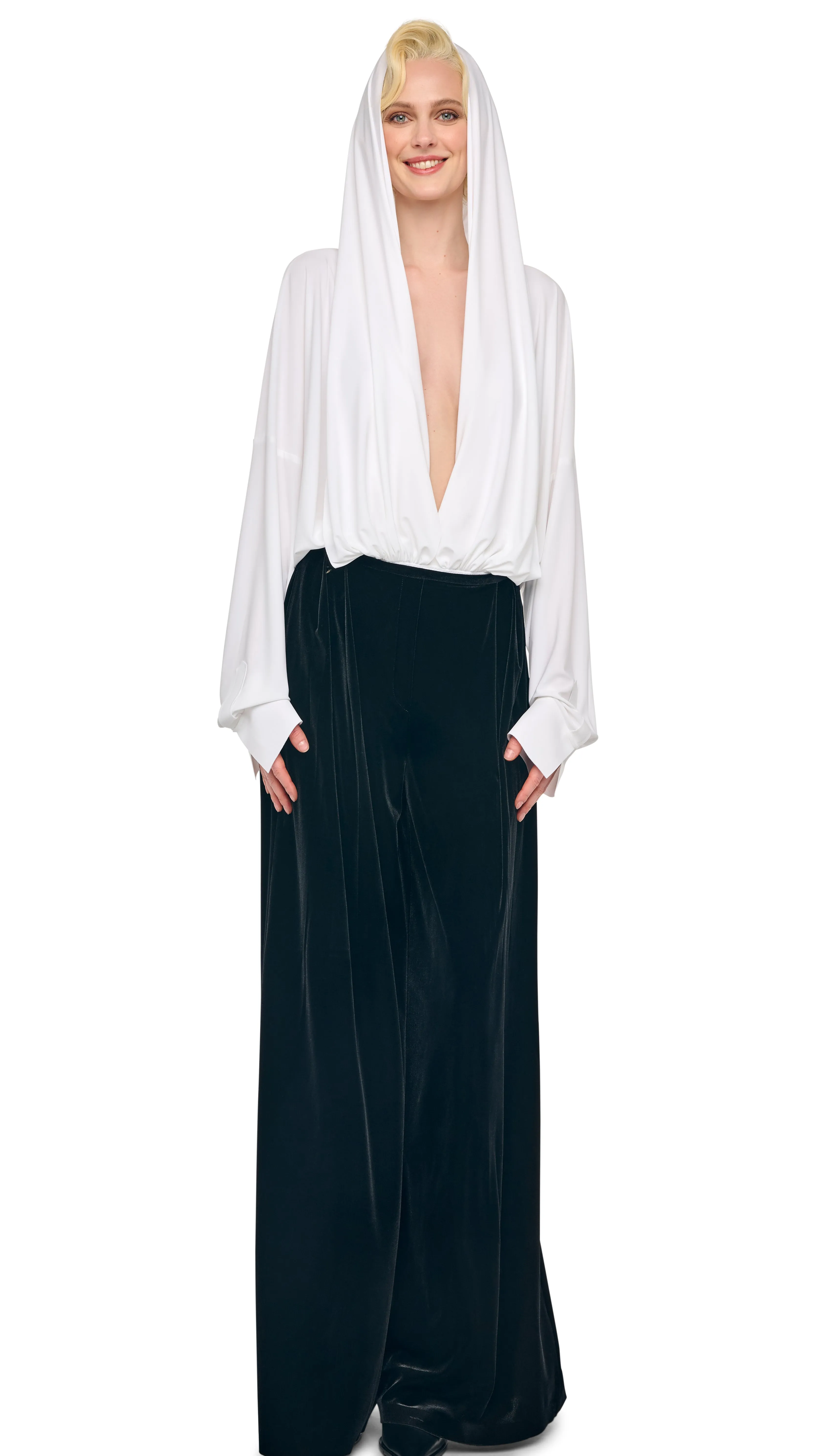 MENS PLEAT PANT sold by Norma Kamali product image thumbnail 4