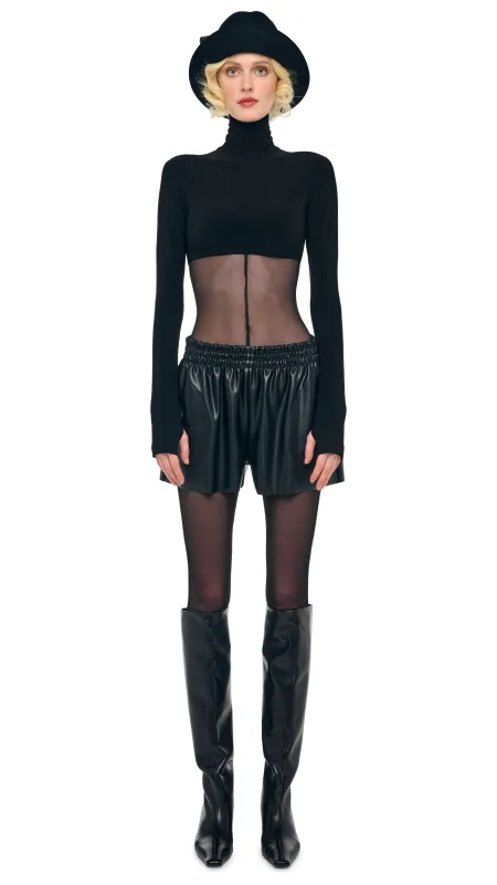 BOYFRIEND ELEPHANT SWEATSHORT sold by Norma Kamali