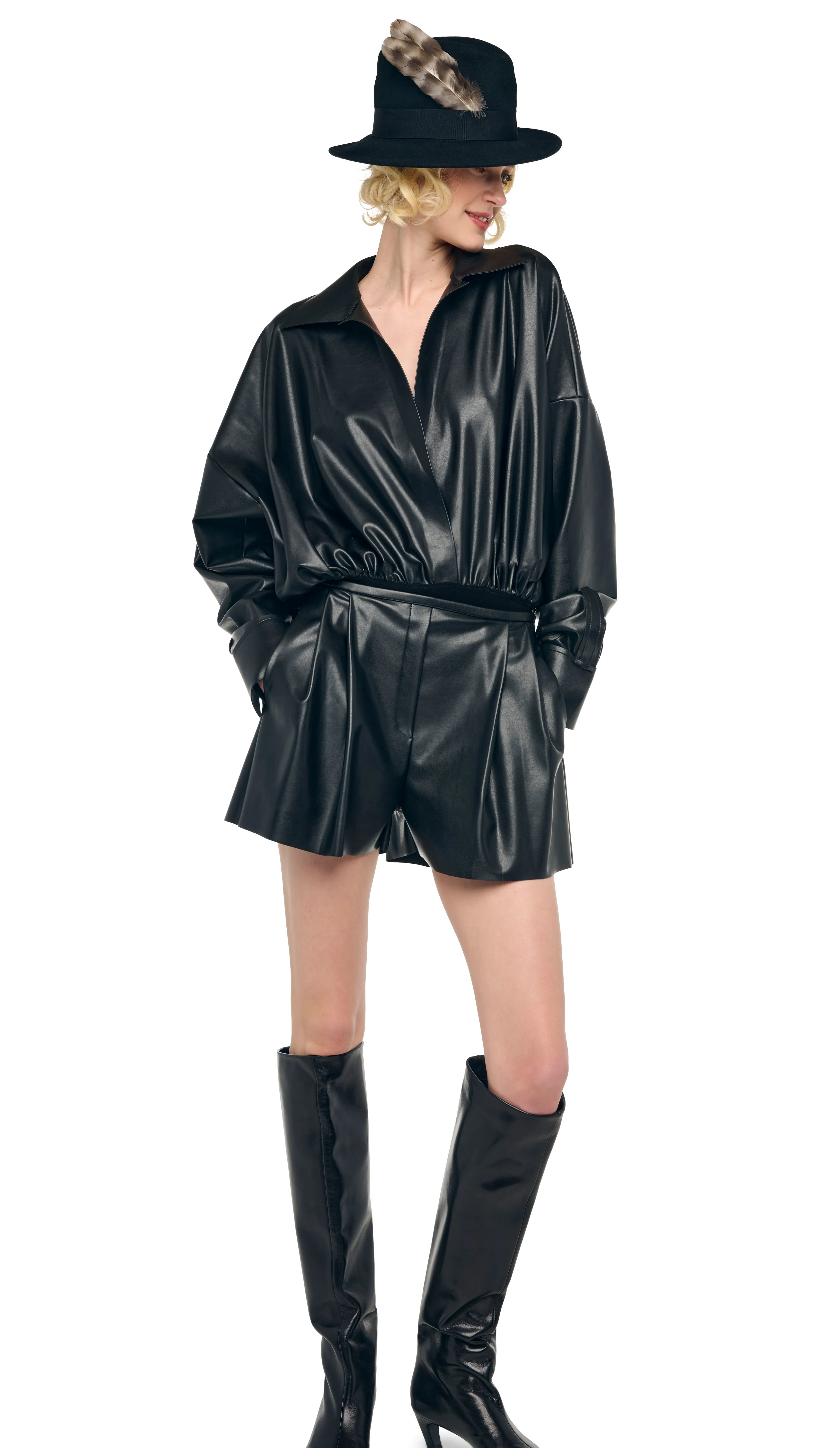 MENS PLEAT SHORT sold by Norma Kamali product image thumbnail 5