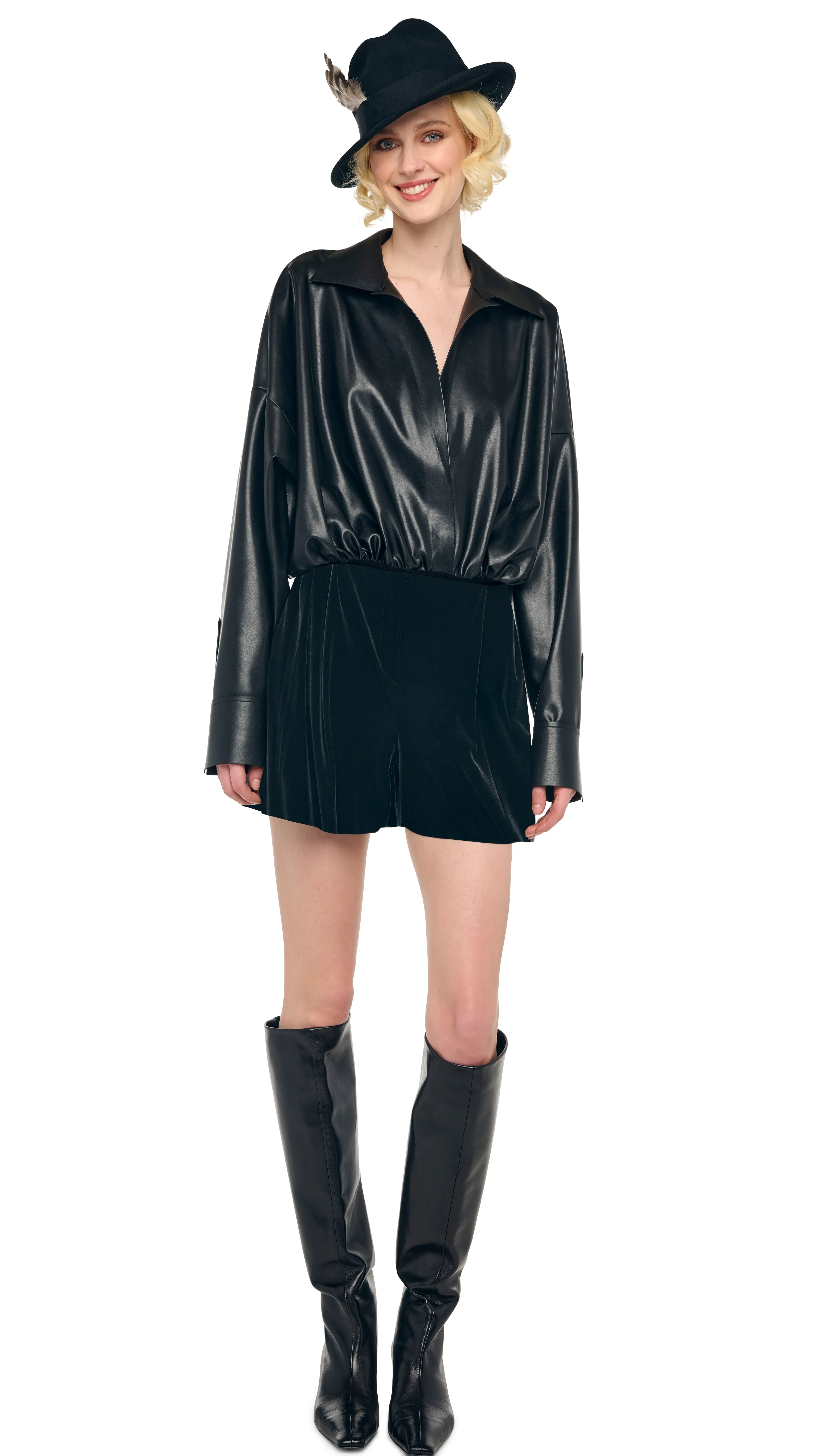 MENS PLEAT SHORT sold by Norma Kamali