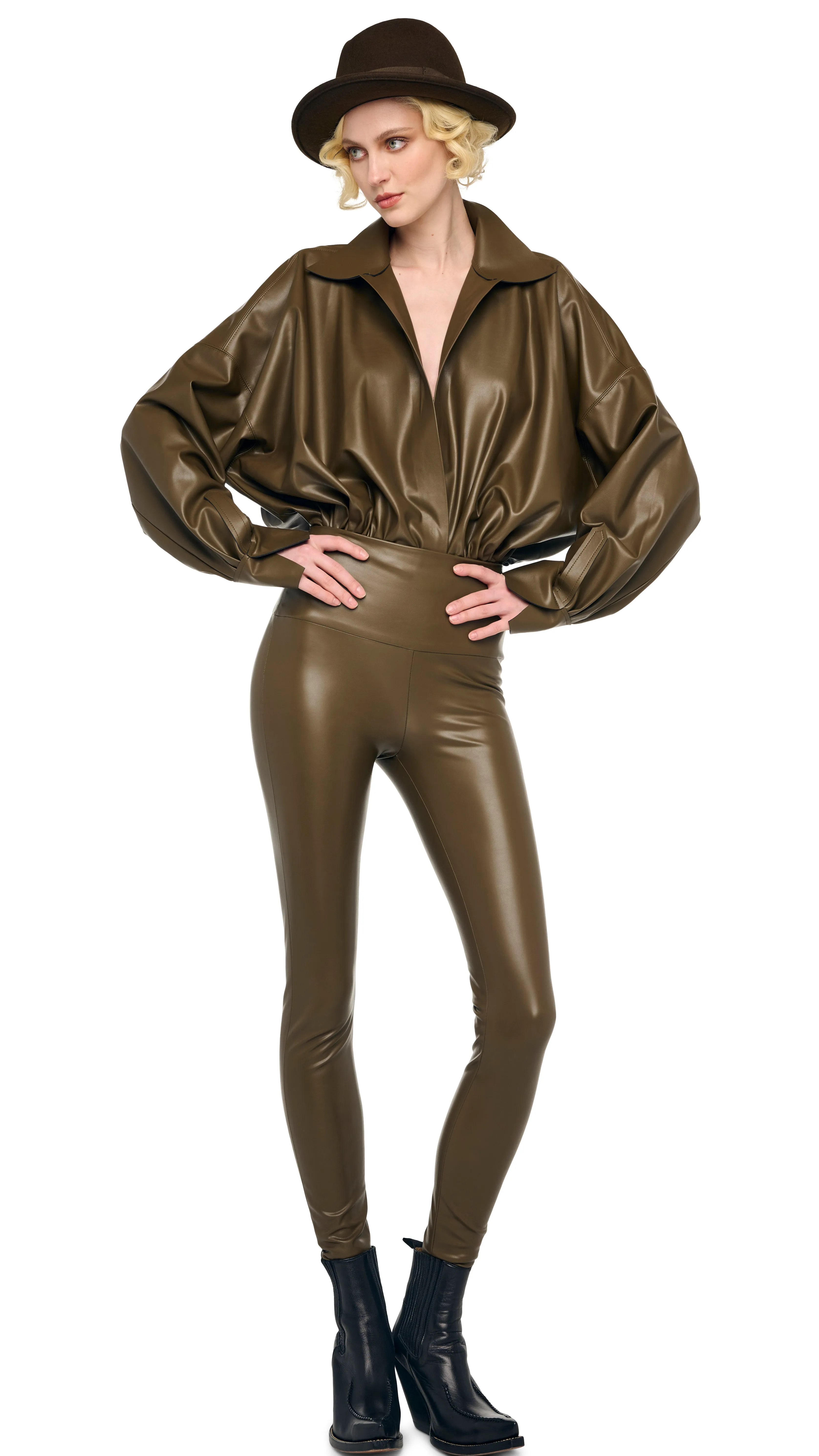 SUPER OS BF NK SHIRT BODYSUIT sold by Norma Kamali