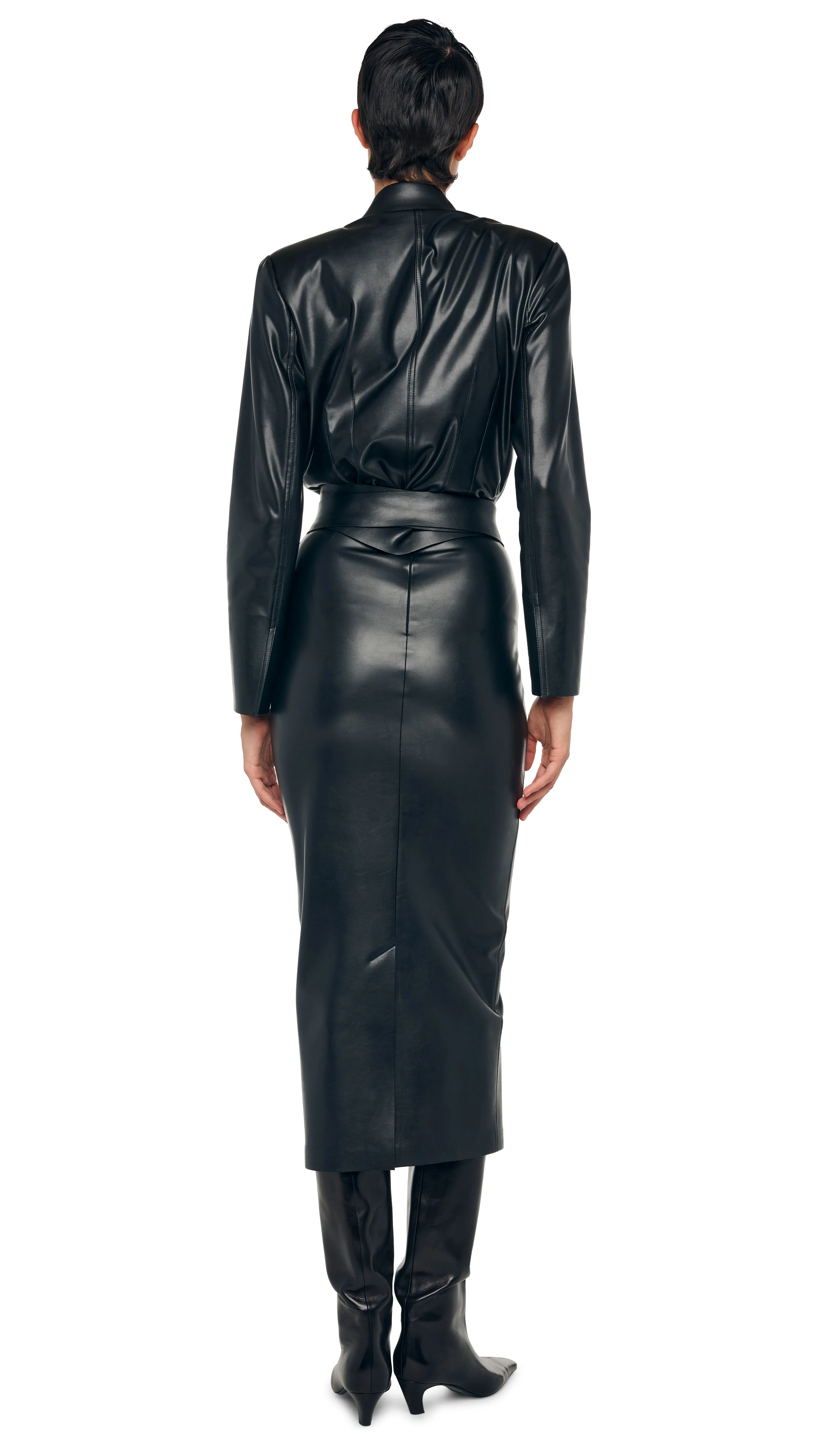 EASY FIT SINGLE BREASTED BODYSUIT sold by Norma Kamali product image thumbnail 3