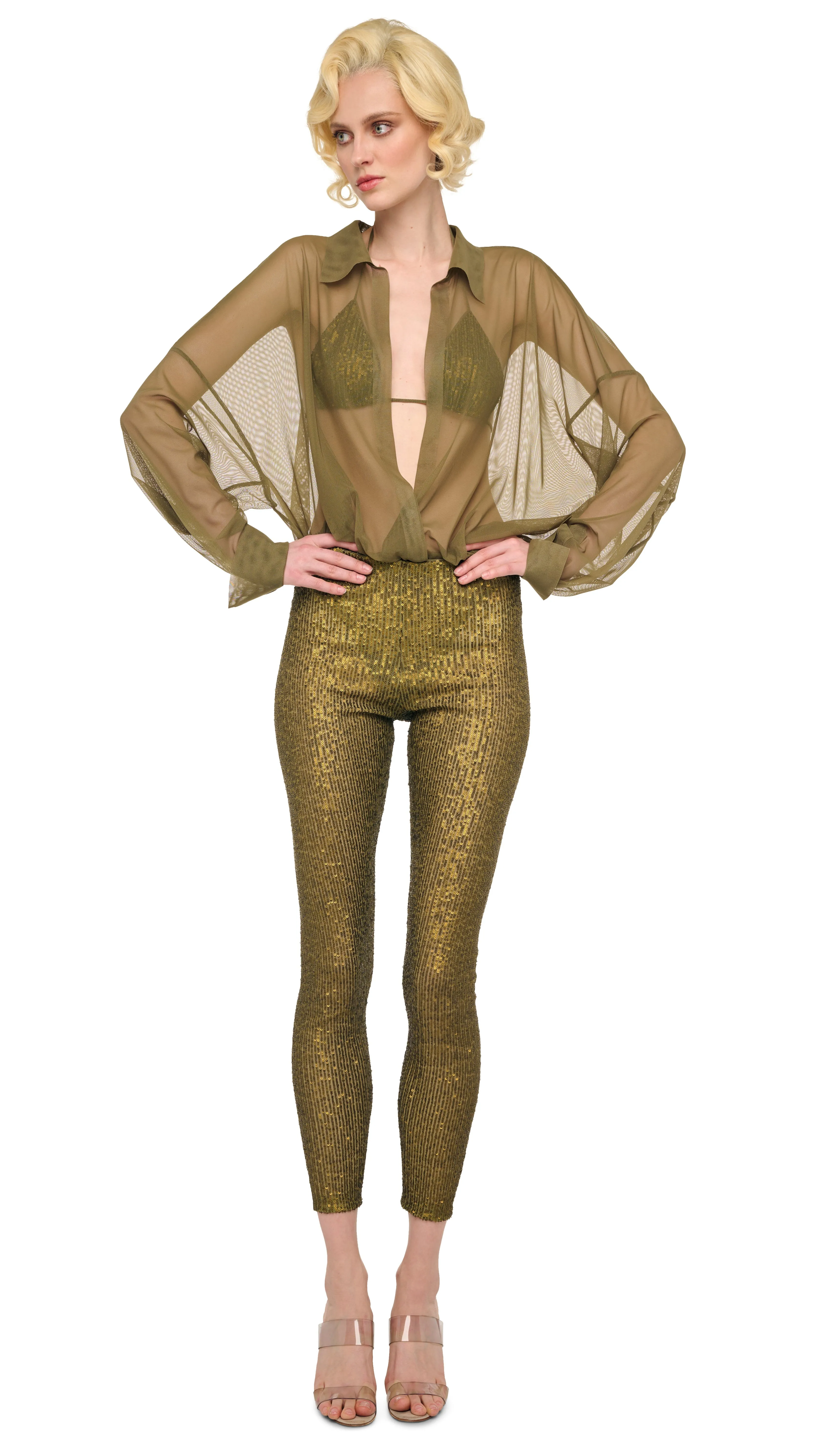 SUPER OS BF NK SHIRT BODYSUIT sold by Norma Kamali product image thumbnail 5