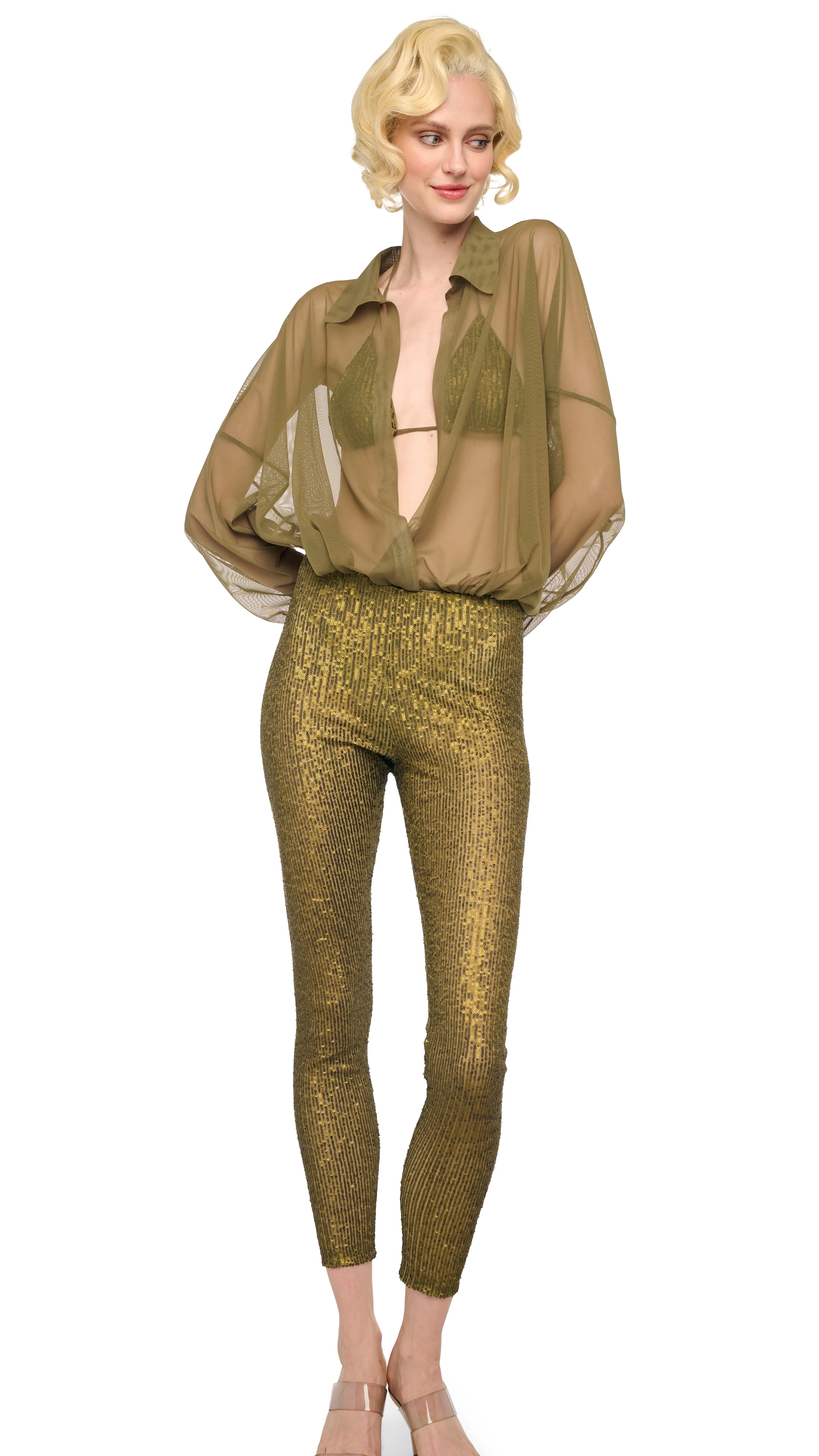 SUPER OS BF NK SHIRT BODYSUIT sold by Norma Kamali product image thumbnail 4