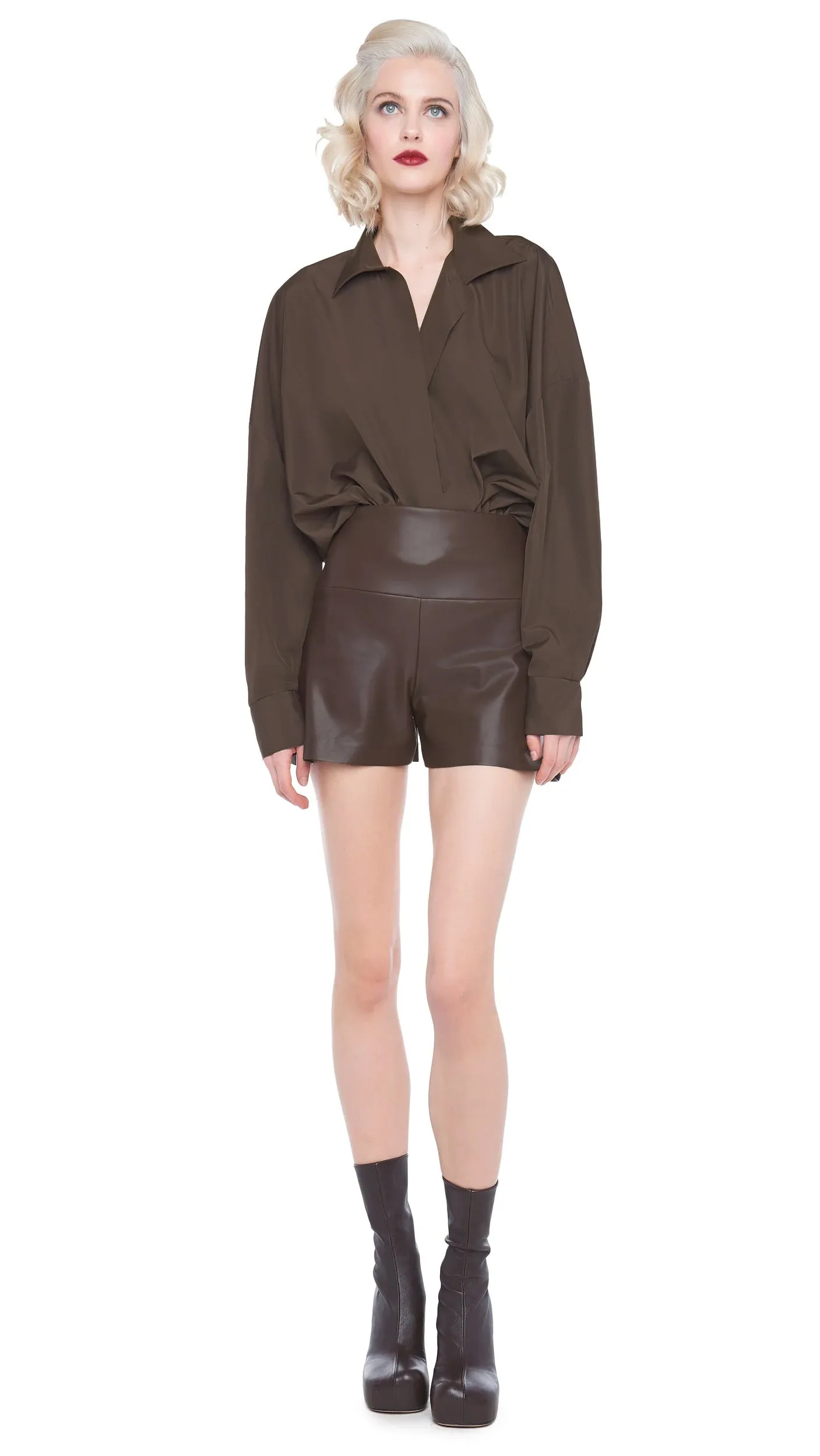 SUPER OS BF NK SHIRT BODYSUIT sold by Norma Kamali