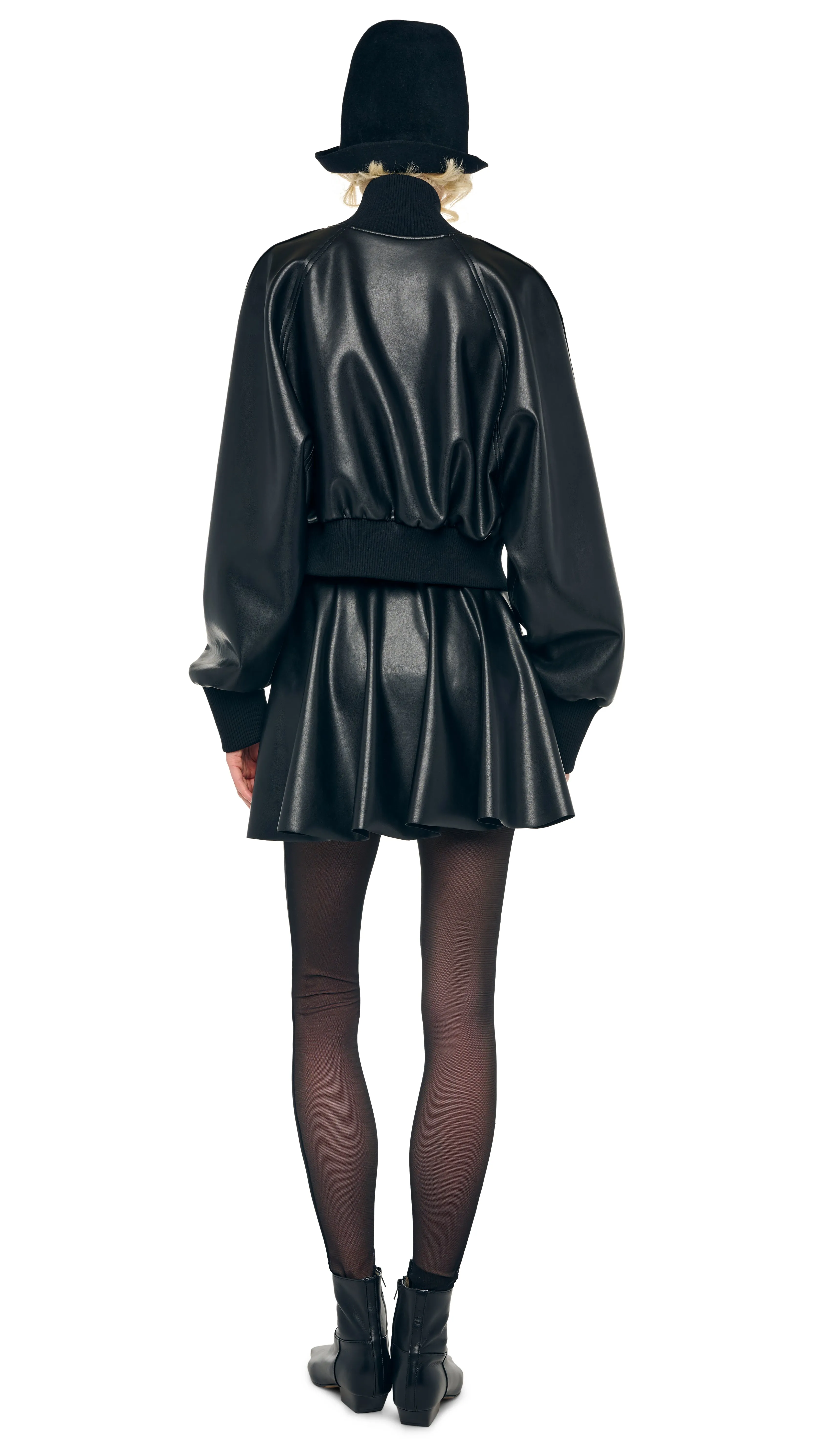 FLARED MINI SKIRT sold by Norma Kamali product image thumbnail 3