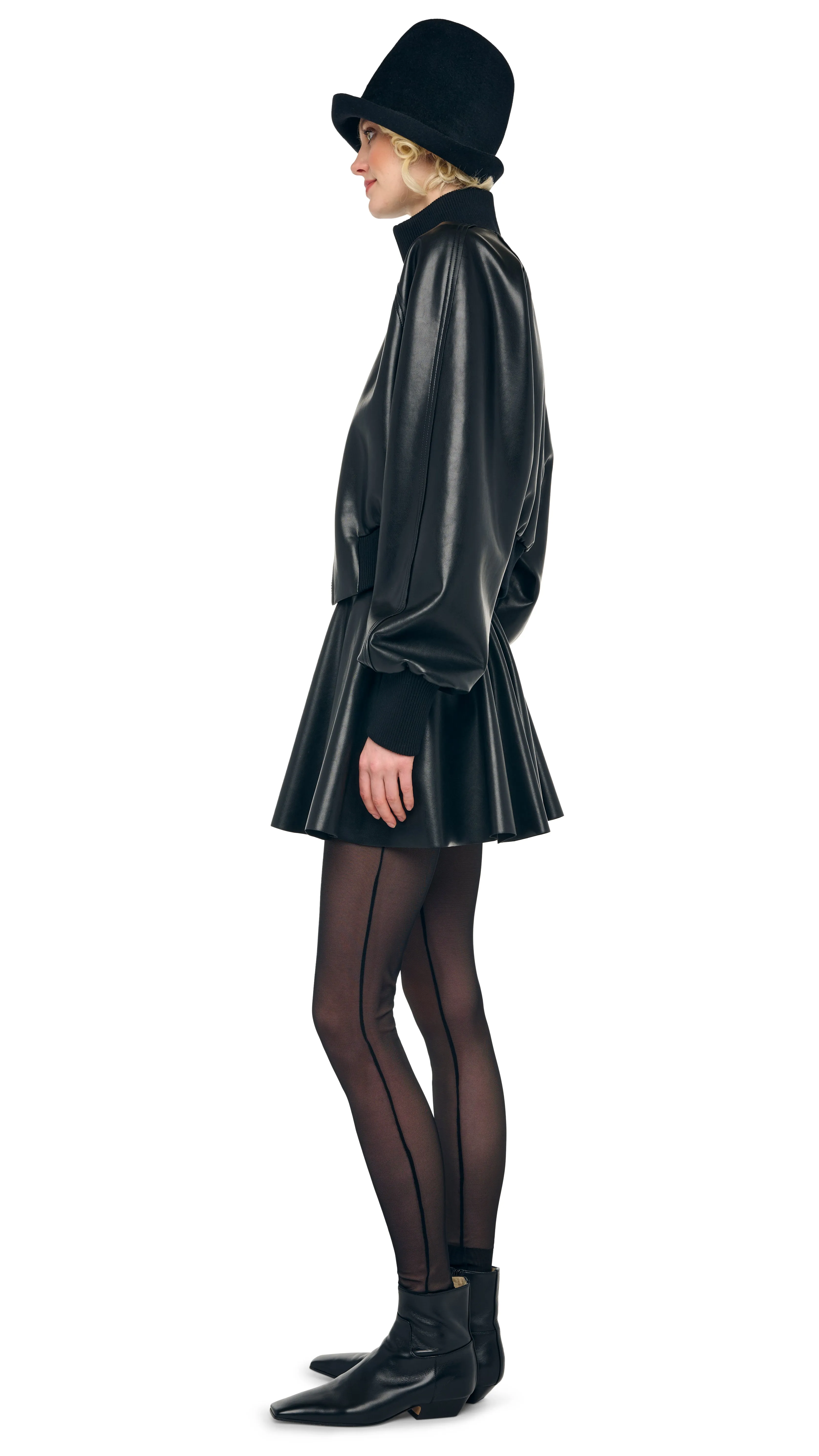 FLARED MINI SKIRT sold by Norma Kamali product image thumbnail 2