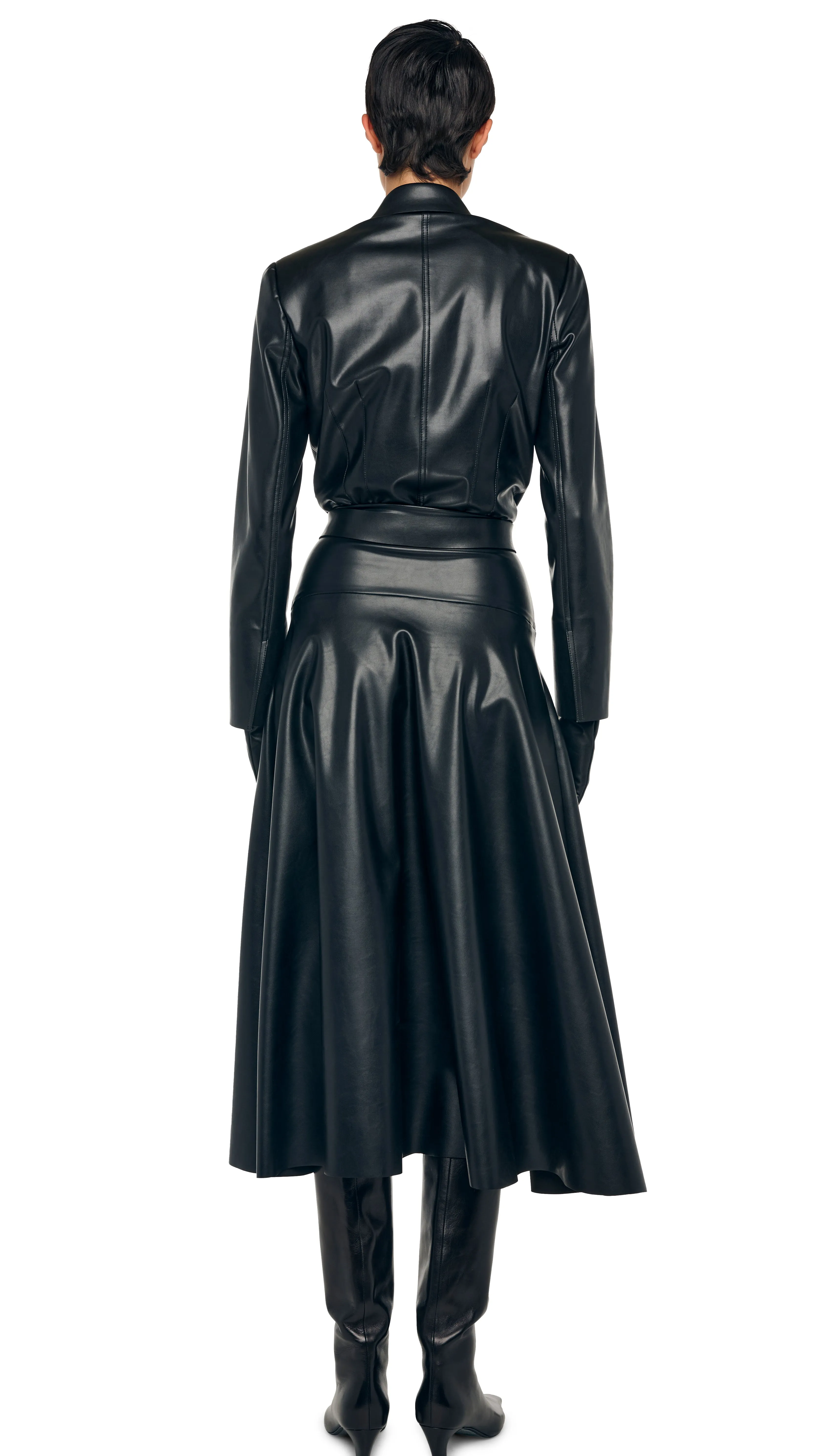 FLARED SKIRT TO MIDCALF sold by Norma Kamali product image thumbnail 3