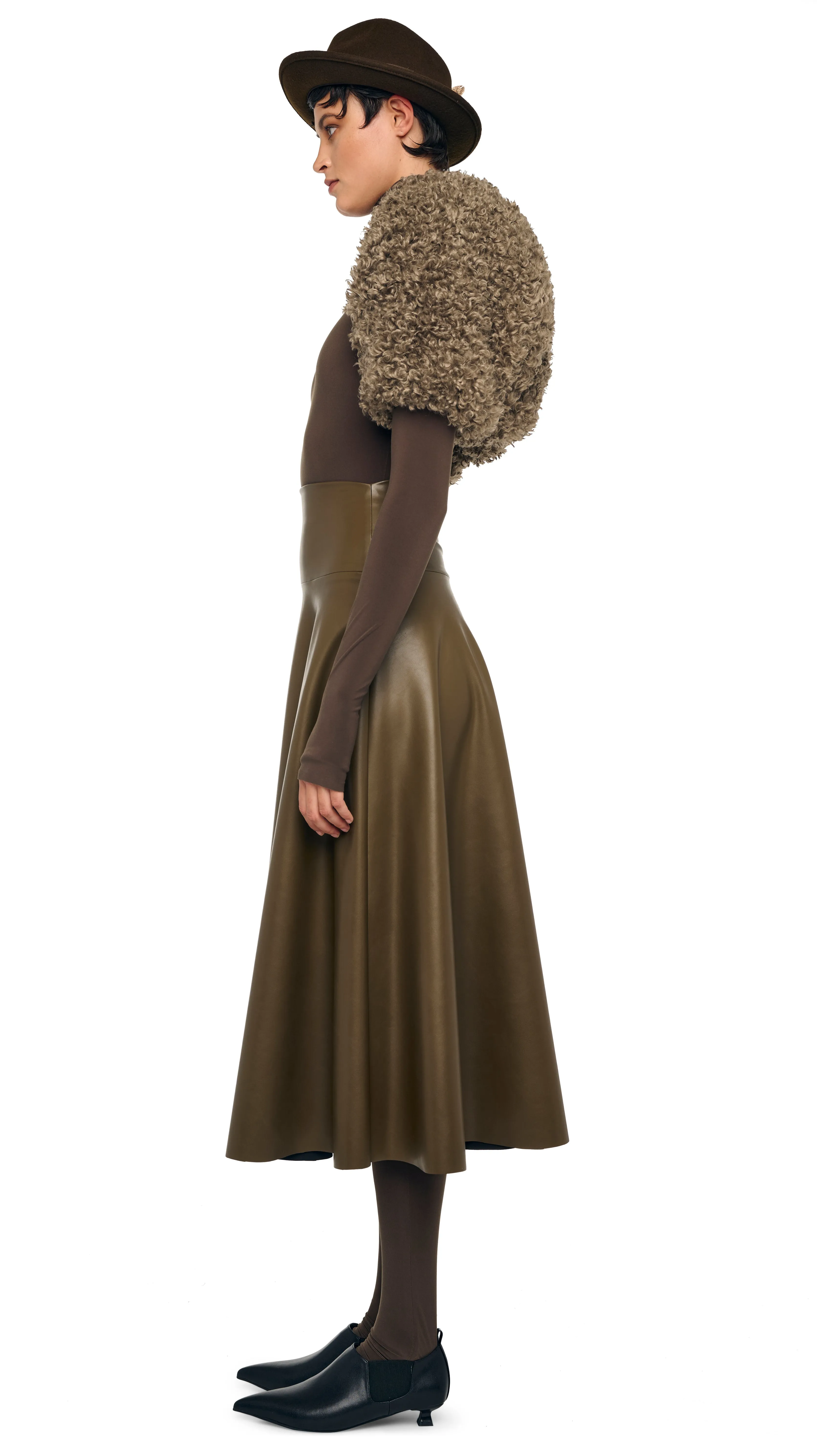 FLARED SKIRT TO MIDCALF sold by Norma Kamali product image thumbnail 2