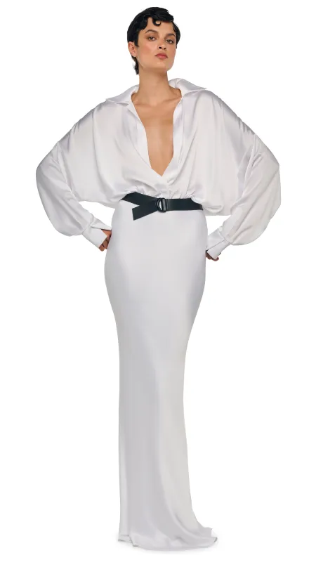 SUPER OS BF NK SHIRT GOWN sold by Norma Kamali