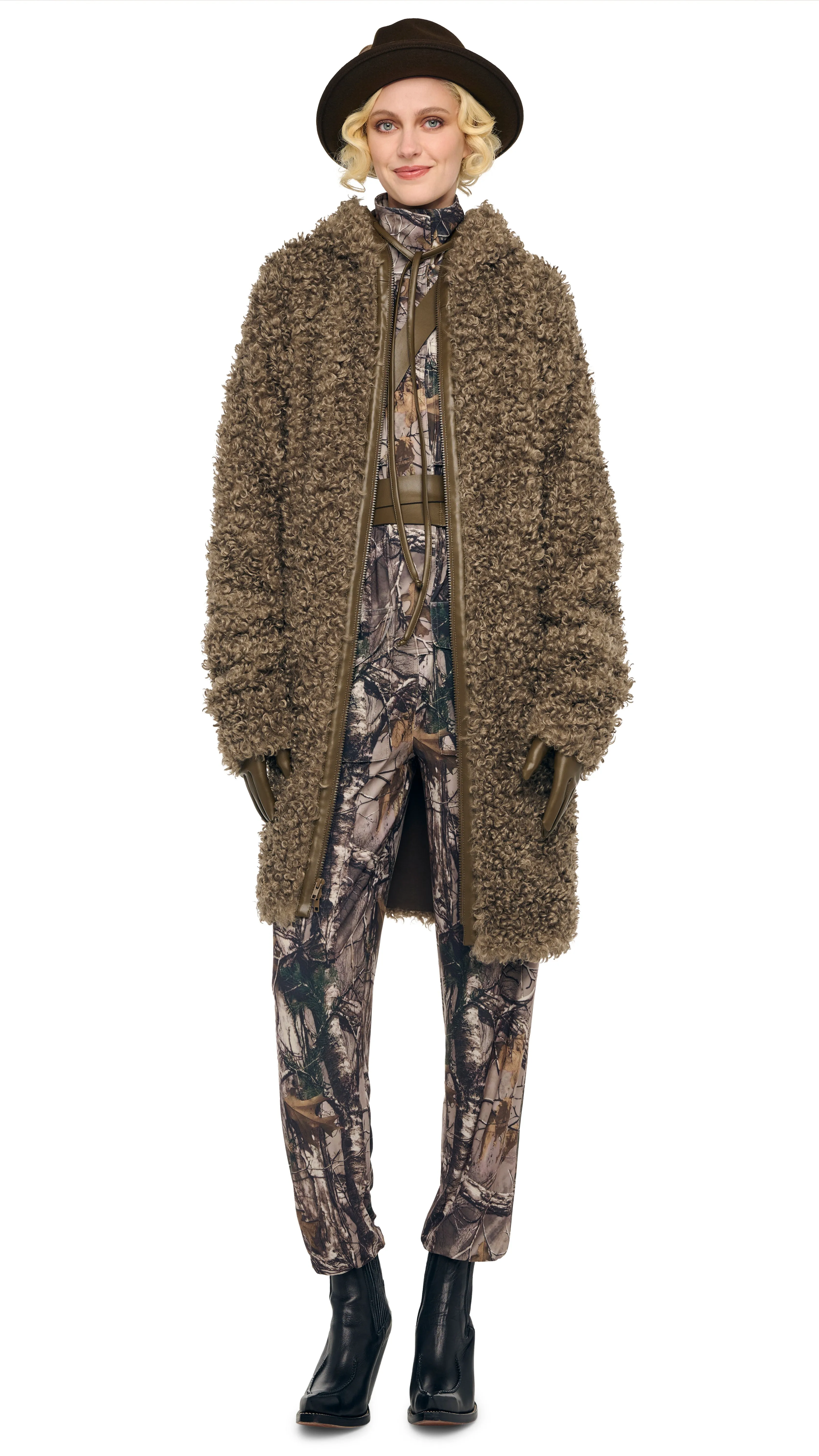 OS RAGLAN SLEEVE ZIP FRONT HOODED JACKET sold by Norma Kamali