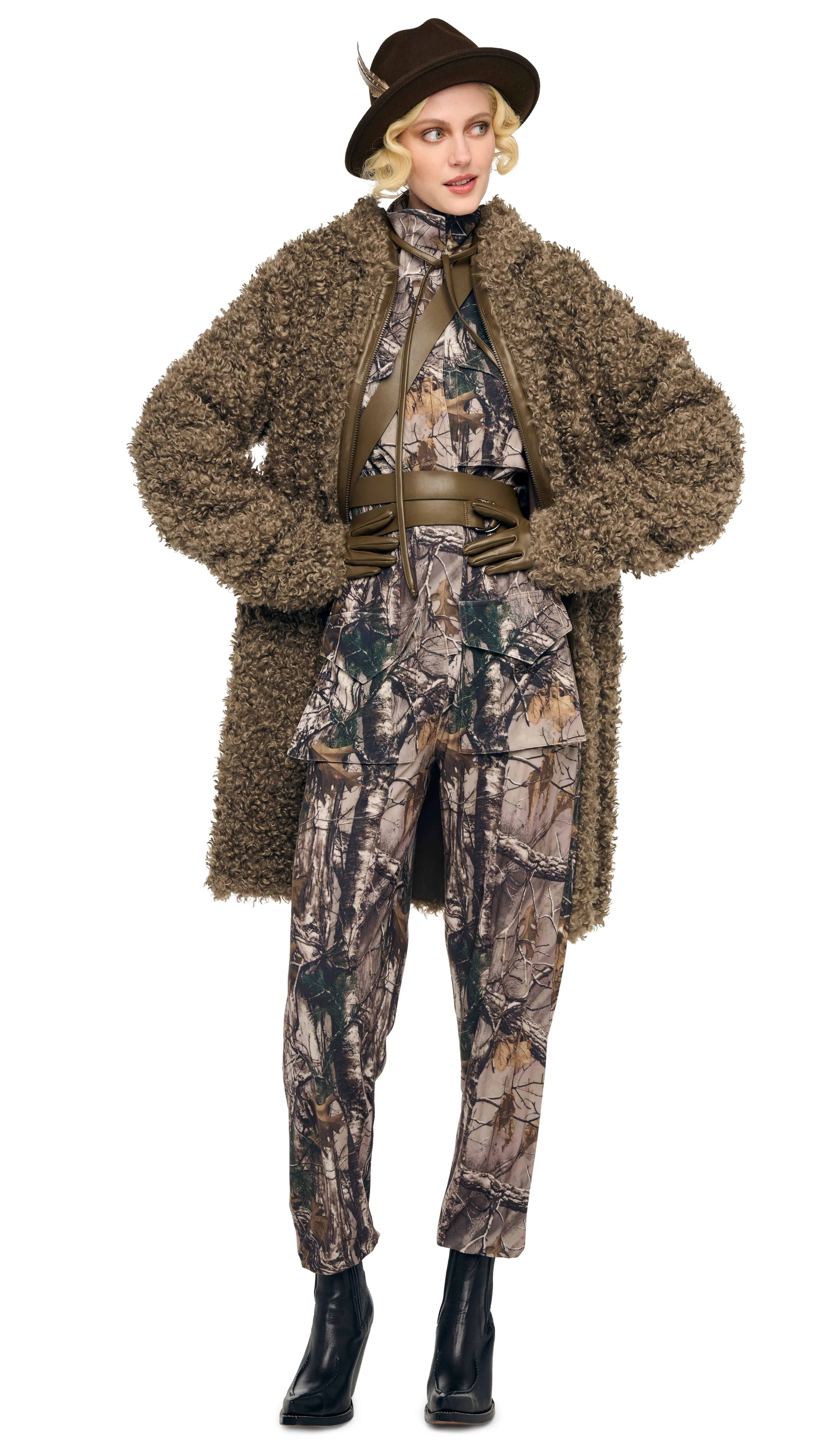 OS RAGLAN SLEEVE ZIP FRONT HOODED JACKET sold by Norma Kamali product image thumbnail 5