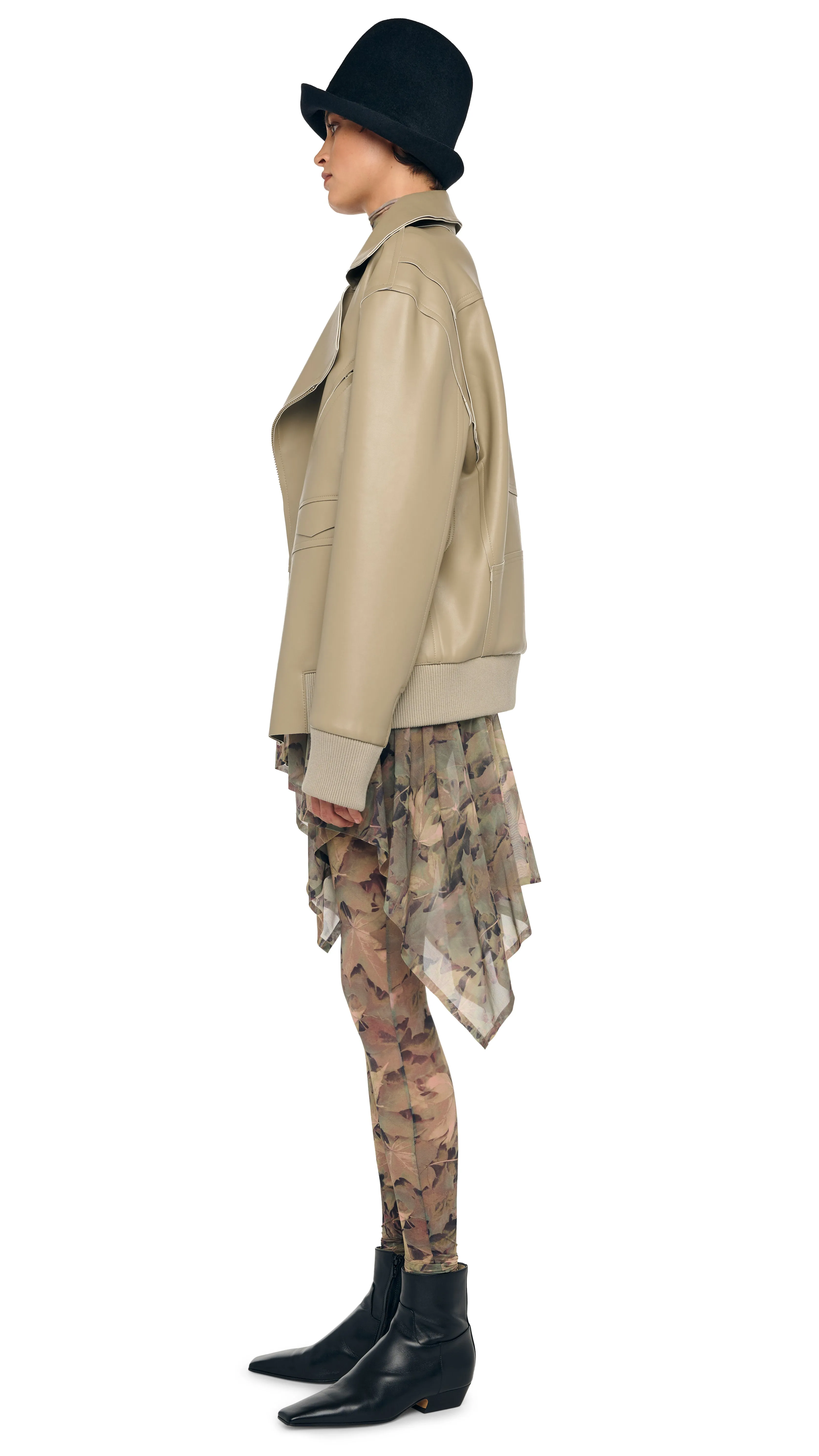 OVERSIZED MOTO JACKET sold by Norma Kamali product image thumbnail 2