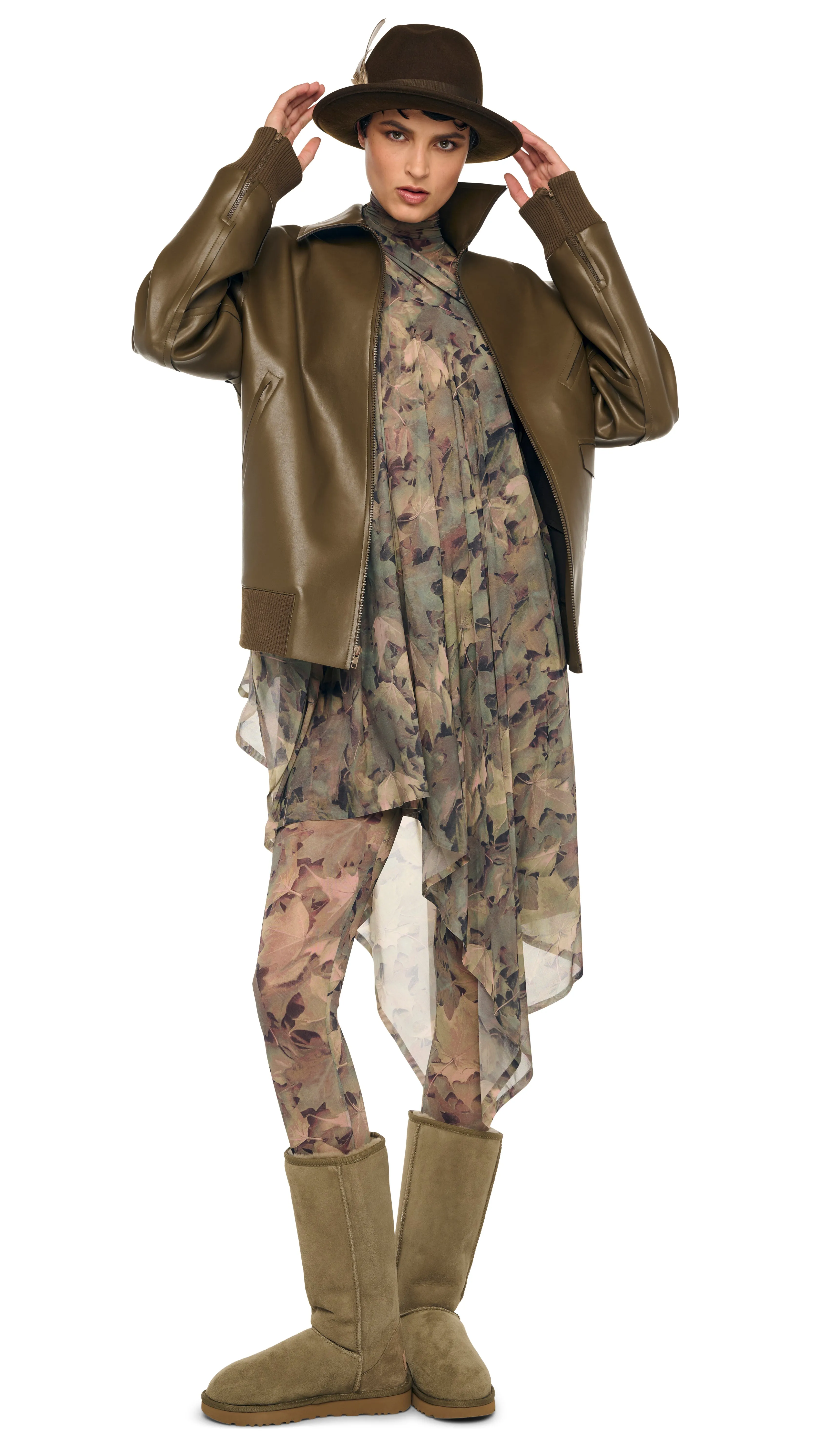 OS MENS CLASSIC ZIP FRONT JACKET sold by Norma Kamali product image thumbnail 5