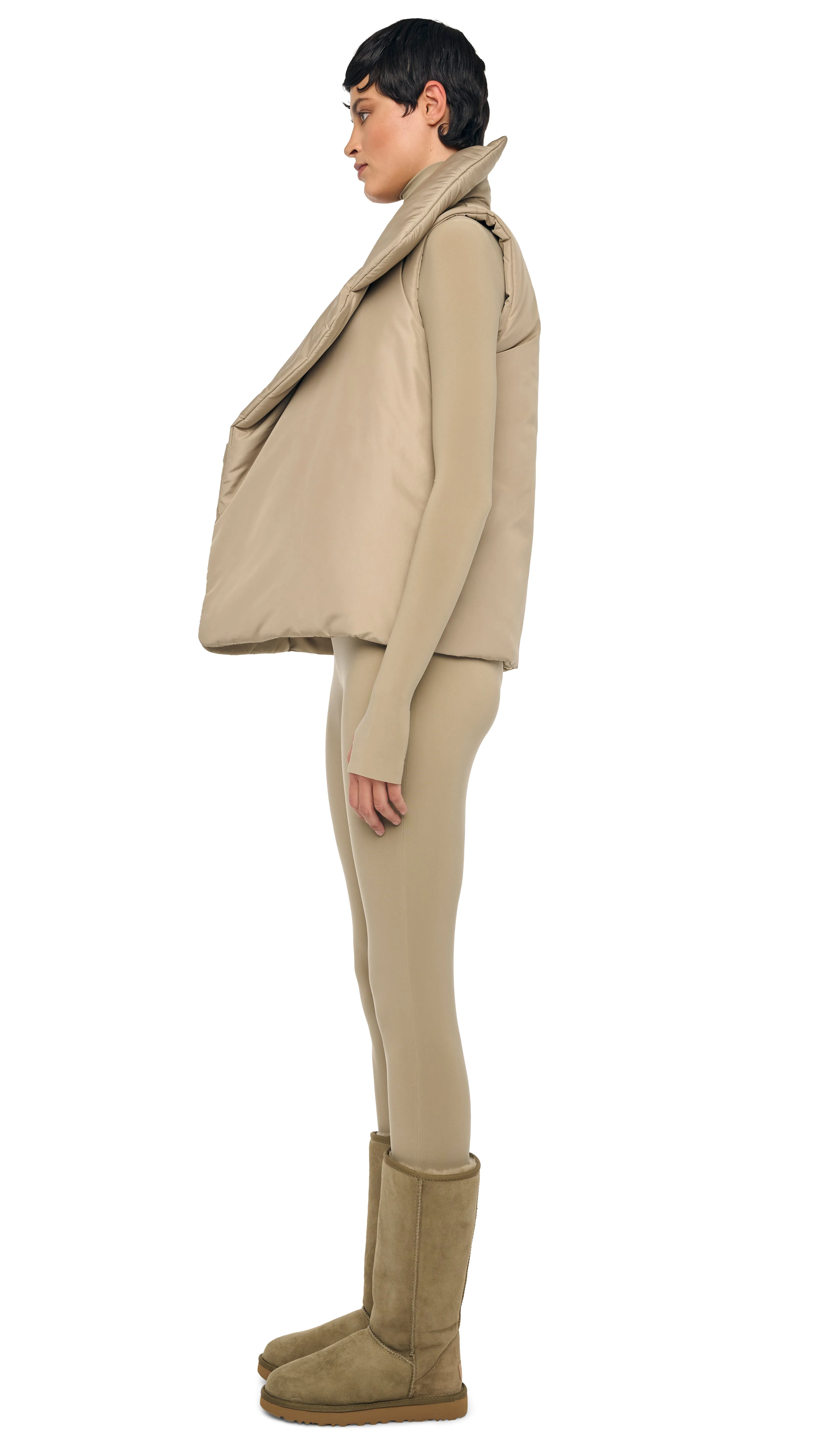 SLEEVELESS SLEEPING BAG VEST sold by Norma Kamali product image thumbnail 2