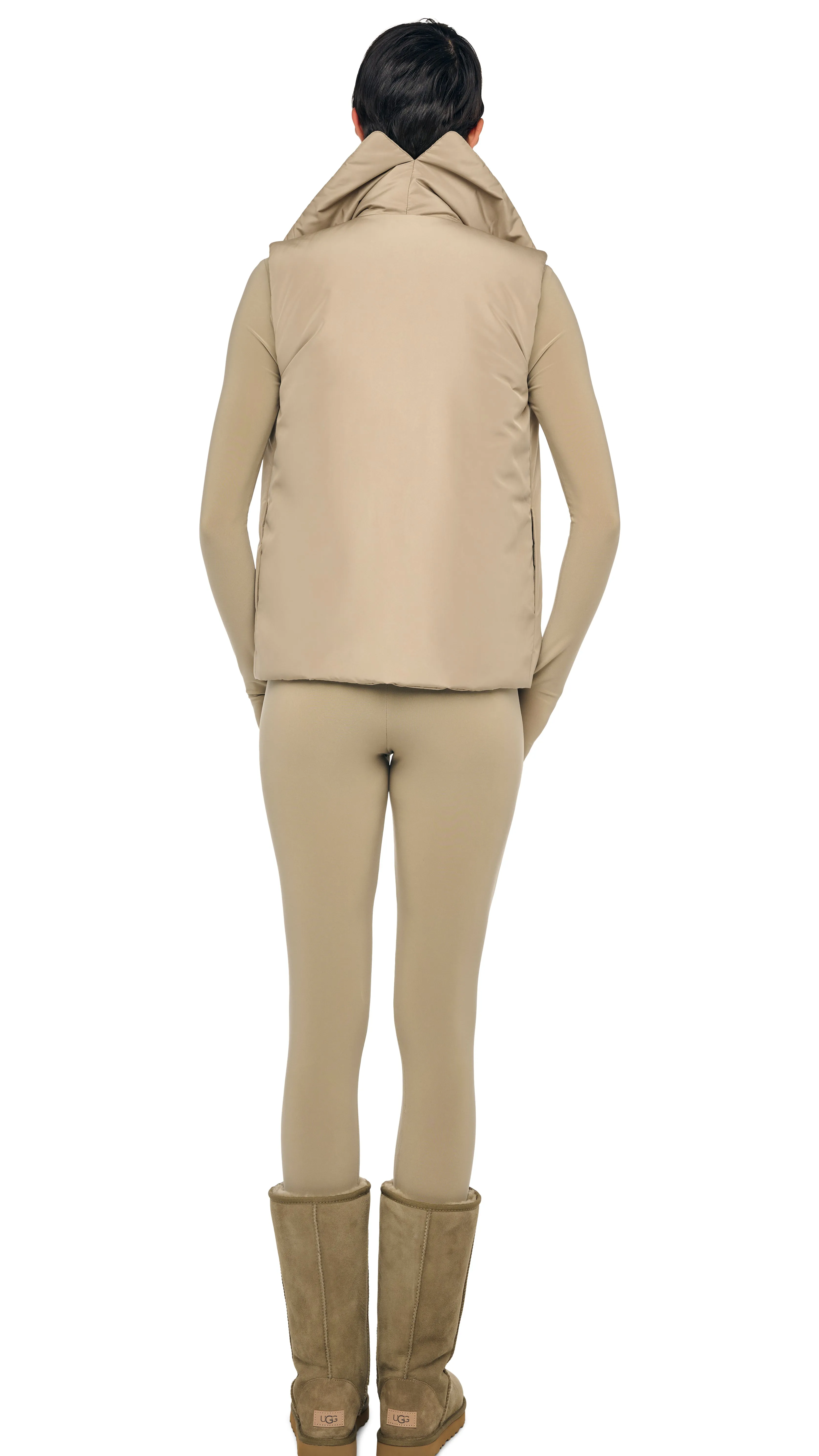 SLEEVELESS SLEEPING BAG VEST sold by Norma Kamali product image thumbnail 3