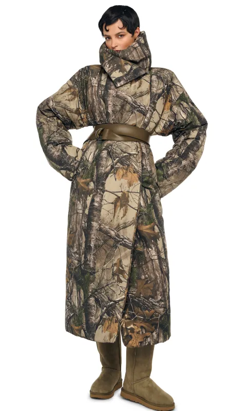 HIGH COLLAR SLEEPING BAG COAT LONG sold by Norma Kamali