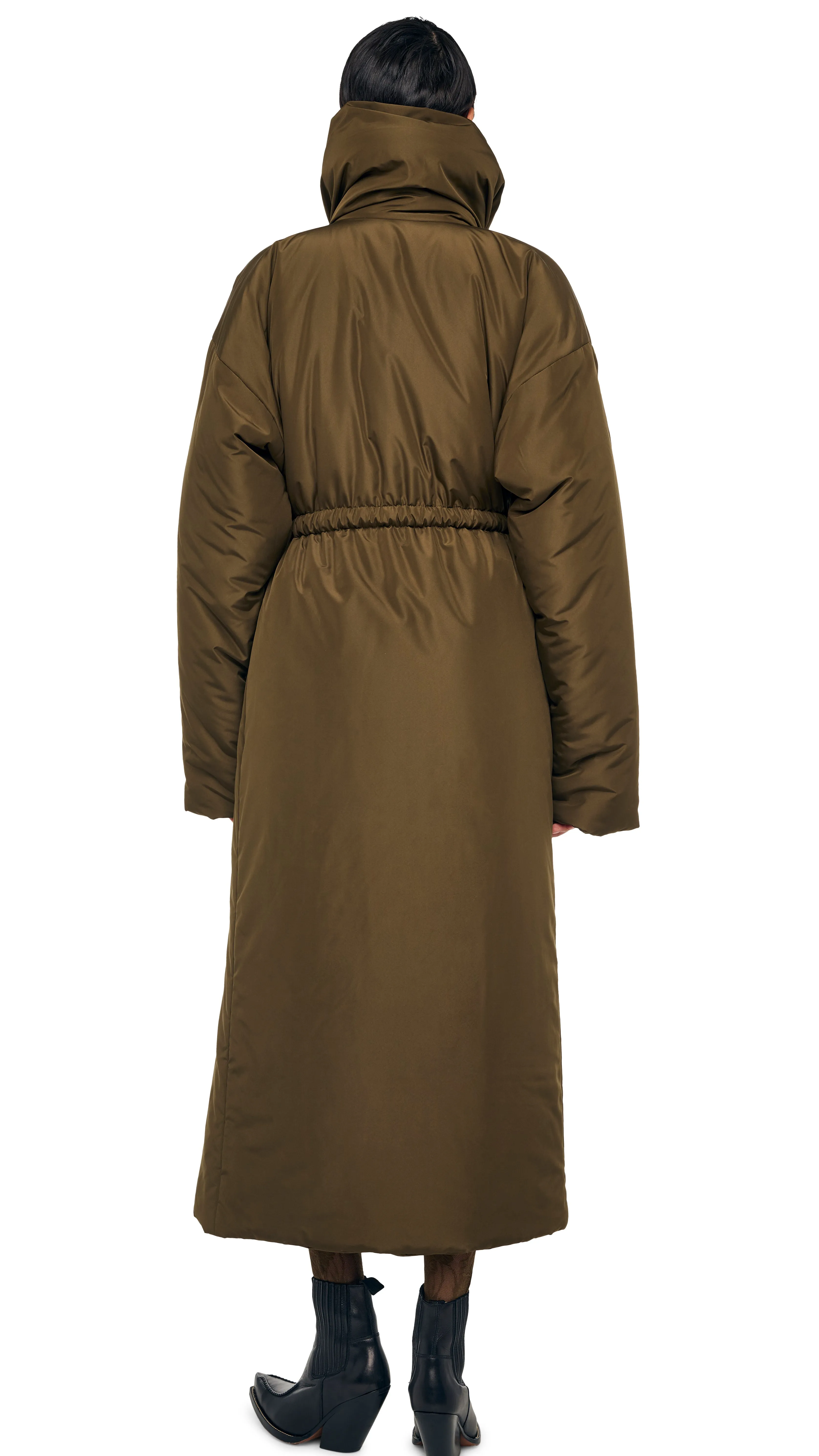 HIGH COLLAR SLEEPING BAG COAT LONG sold by Norma Kamali product image thumbnail 3