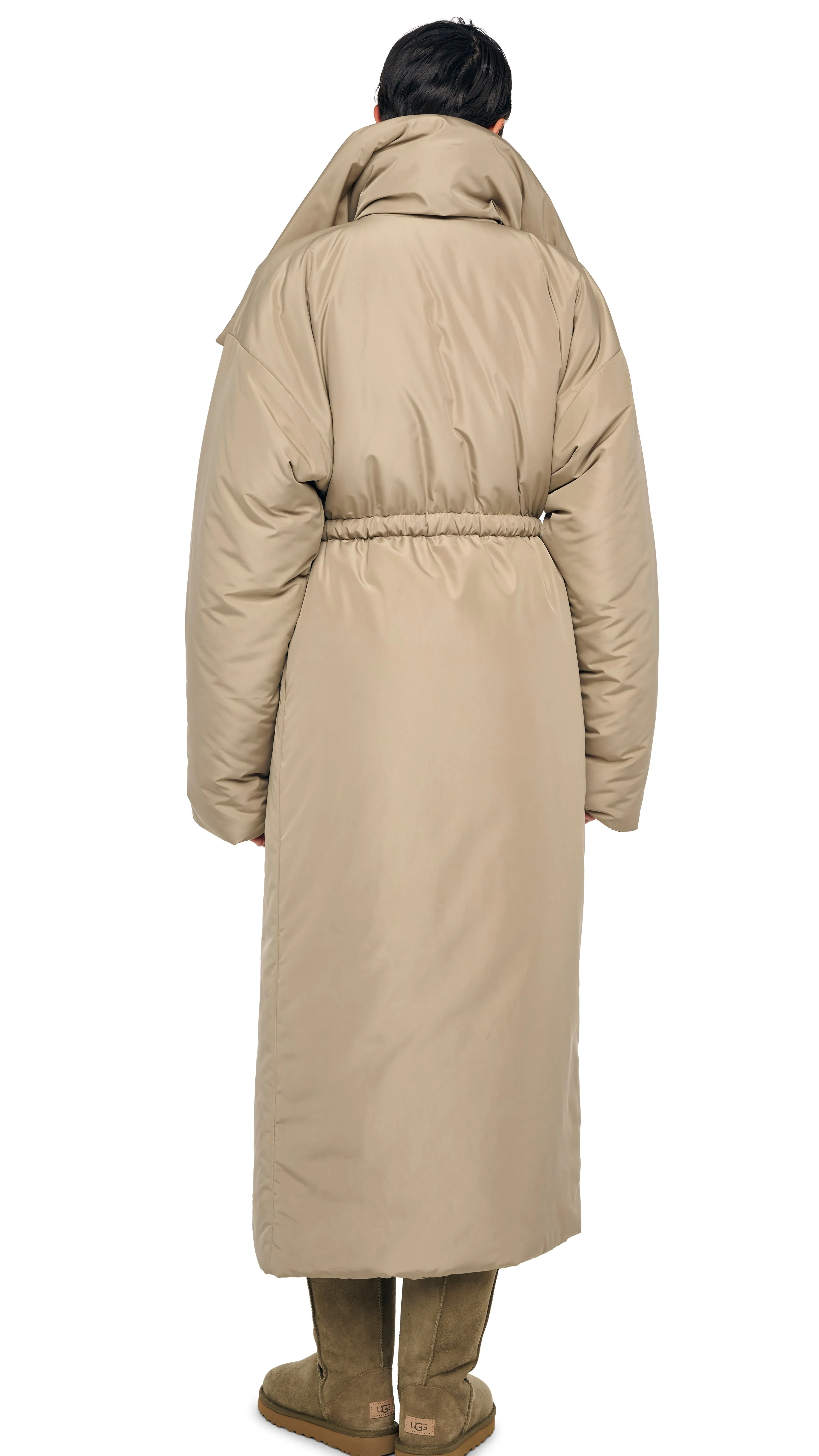 HIGH COLLAR SLEEPING BAG COAT LONG sold by Norma Kamali product image thumbnail 3
