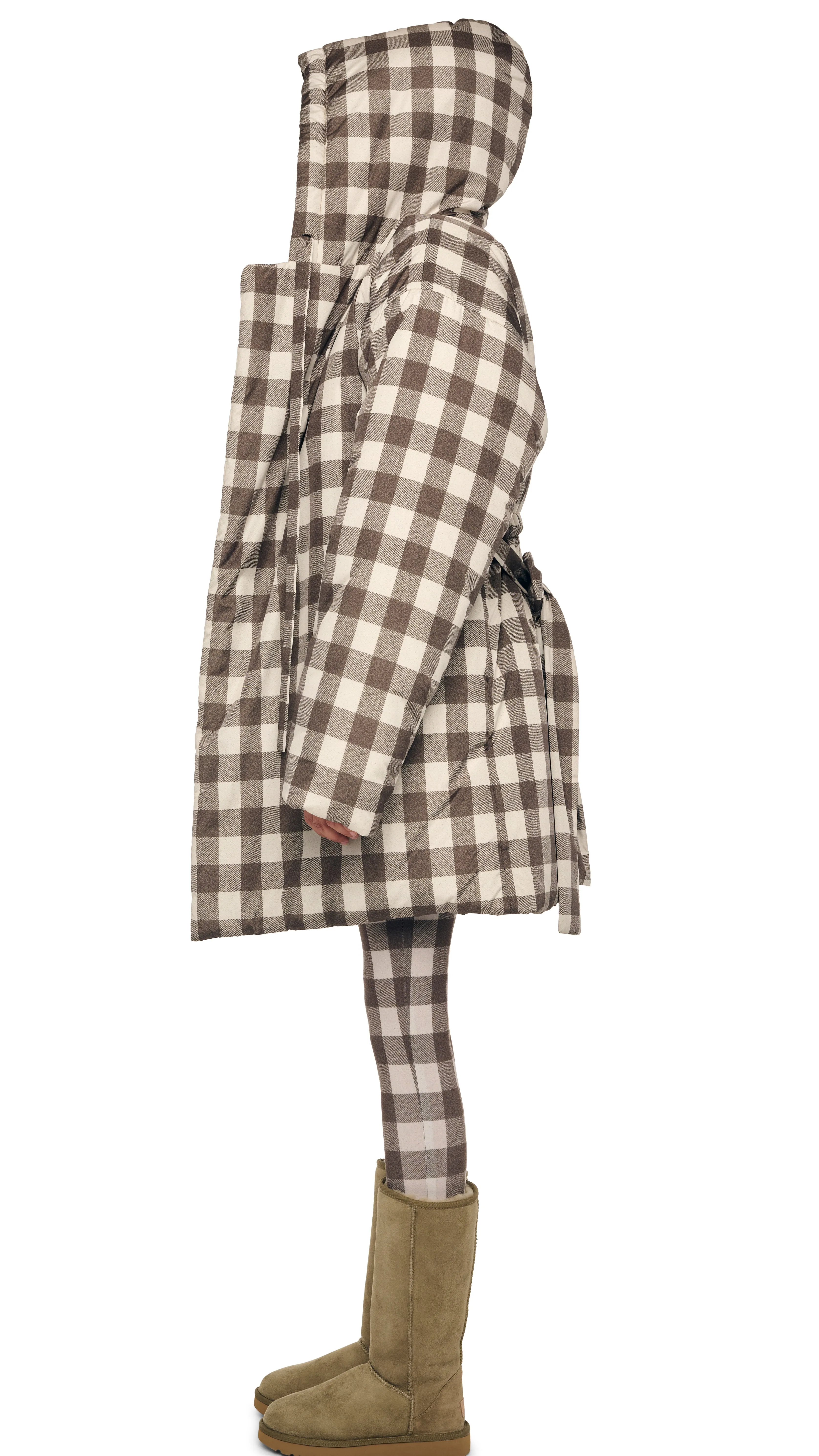 HOODED SLEEPING BAG COAT TO KNEE sold by Norma Kamali product image thumbnail 2