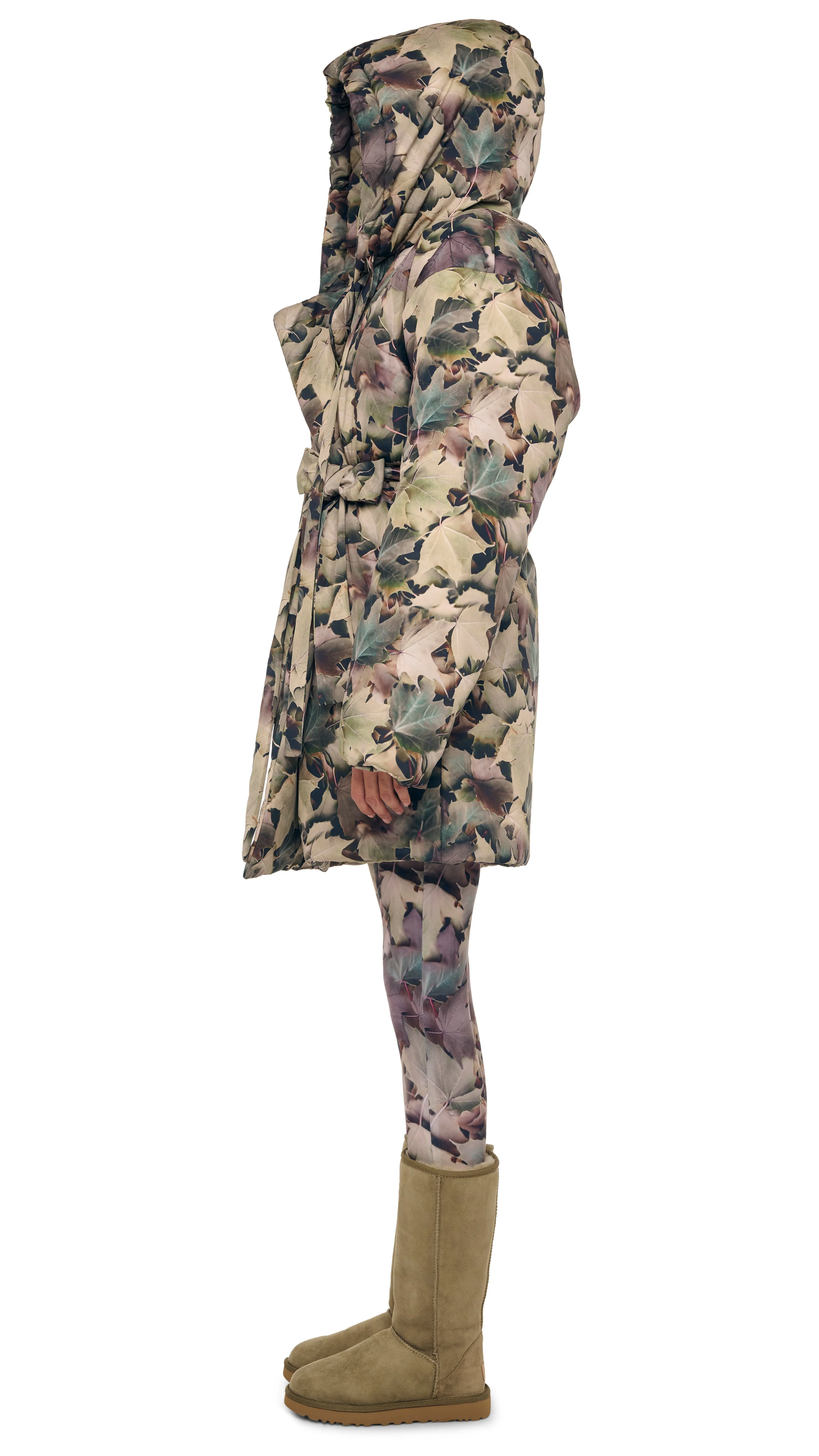 HOODED SLEEPING BAG COAT TO KNEE sold by Norma Kamali product image thumbnail 2