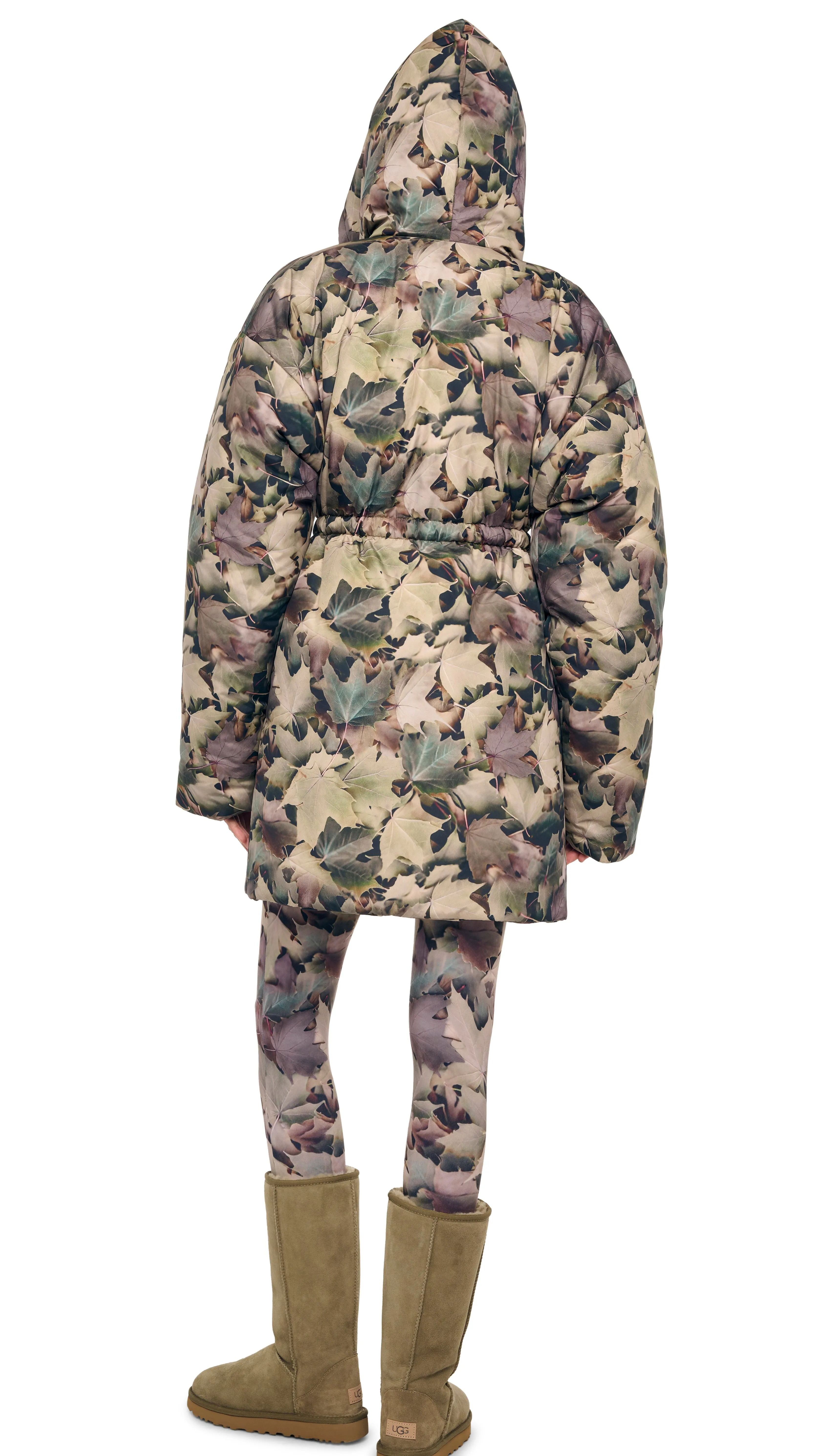 HOODED SLEEPING BAG COAT TO KNEE sold by Norma Kamali product image thumbnail 3