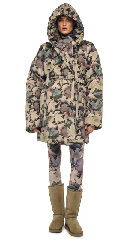 HOODED SLEEPING BAG COAT TO KNEE sold by Norma Kamali