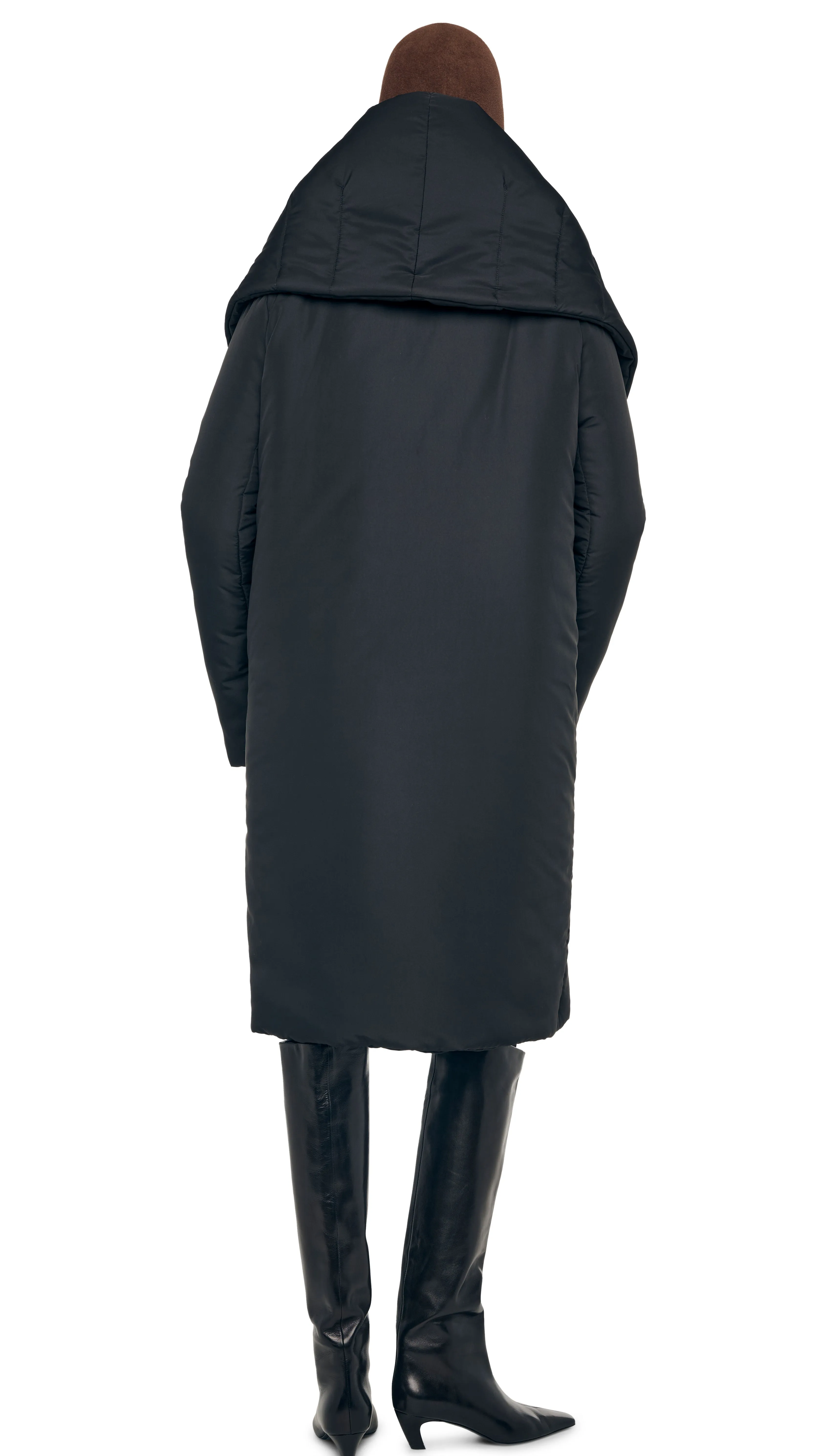 SHAWL COLLAR SLEEPING BAG COAT sold by Norma Kamali product image thumbnail 3