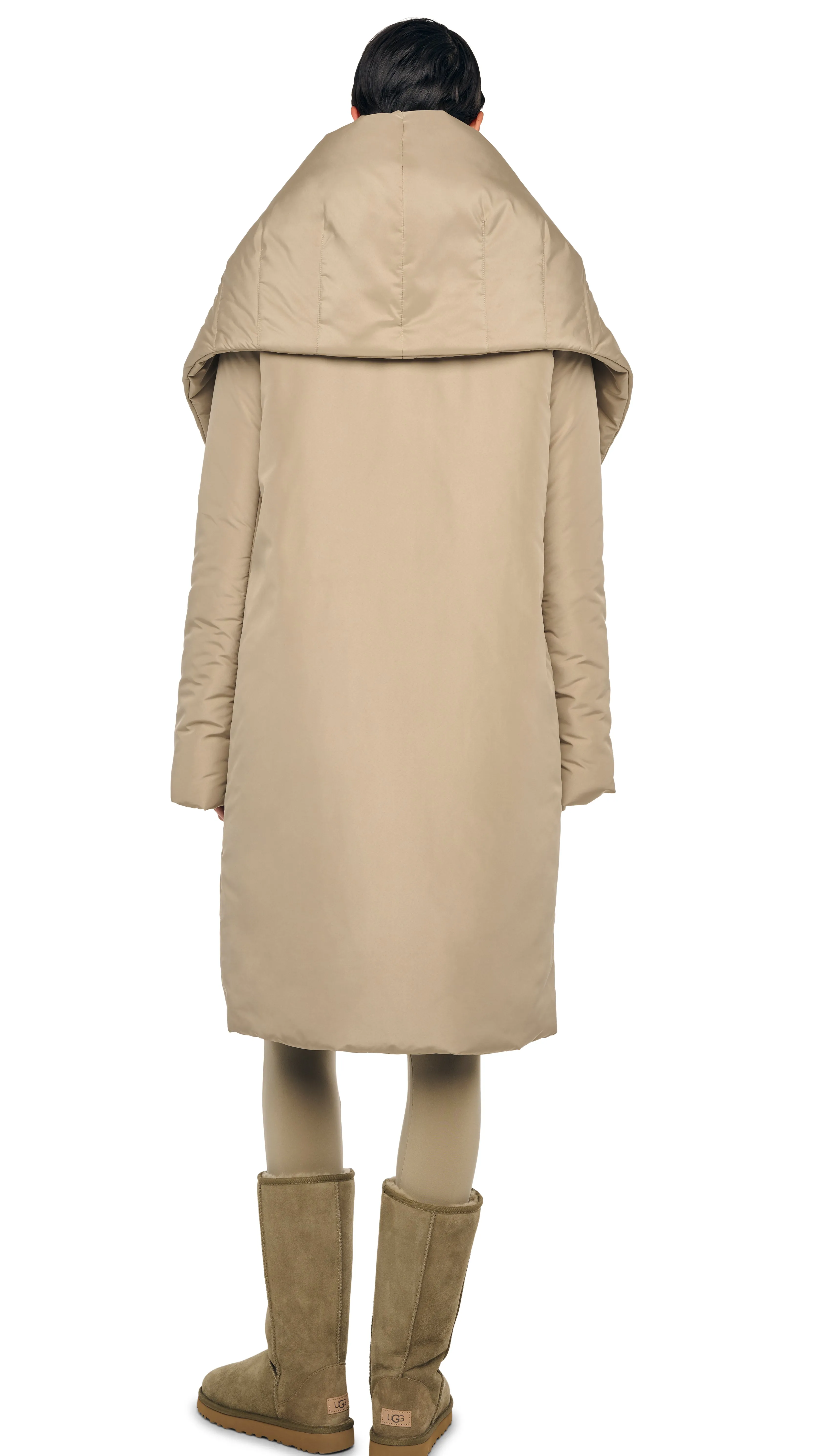SHAWL COLLAR SLEEPING BAG COAT sold by Norma Kamali product image thumbnail 3