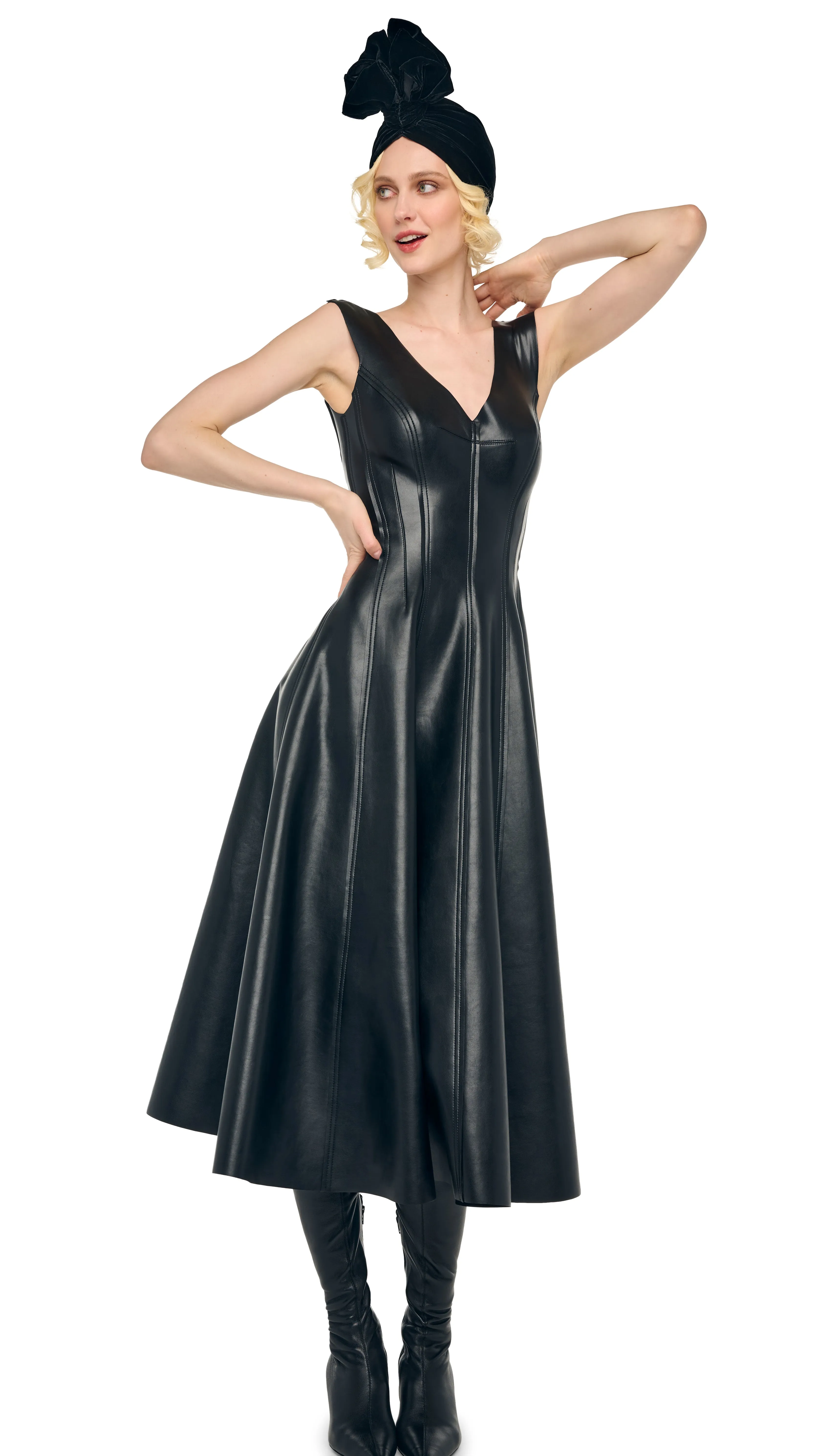 GRACE DRESS TO MIDCALF sold by Norma Kamali product image thumbnail 5