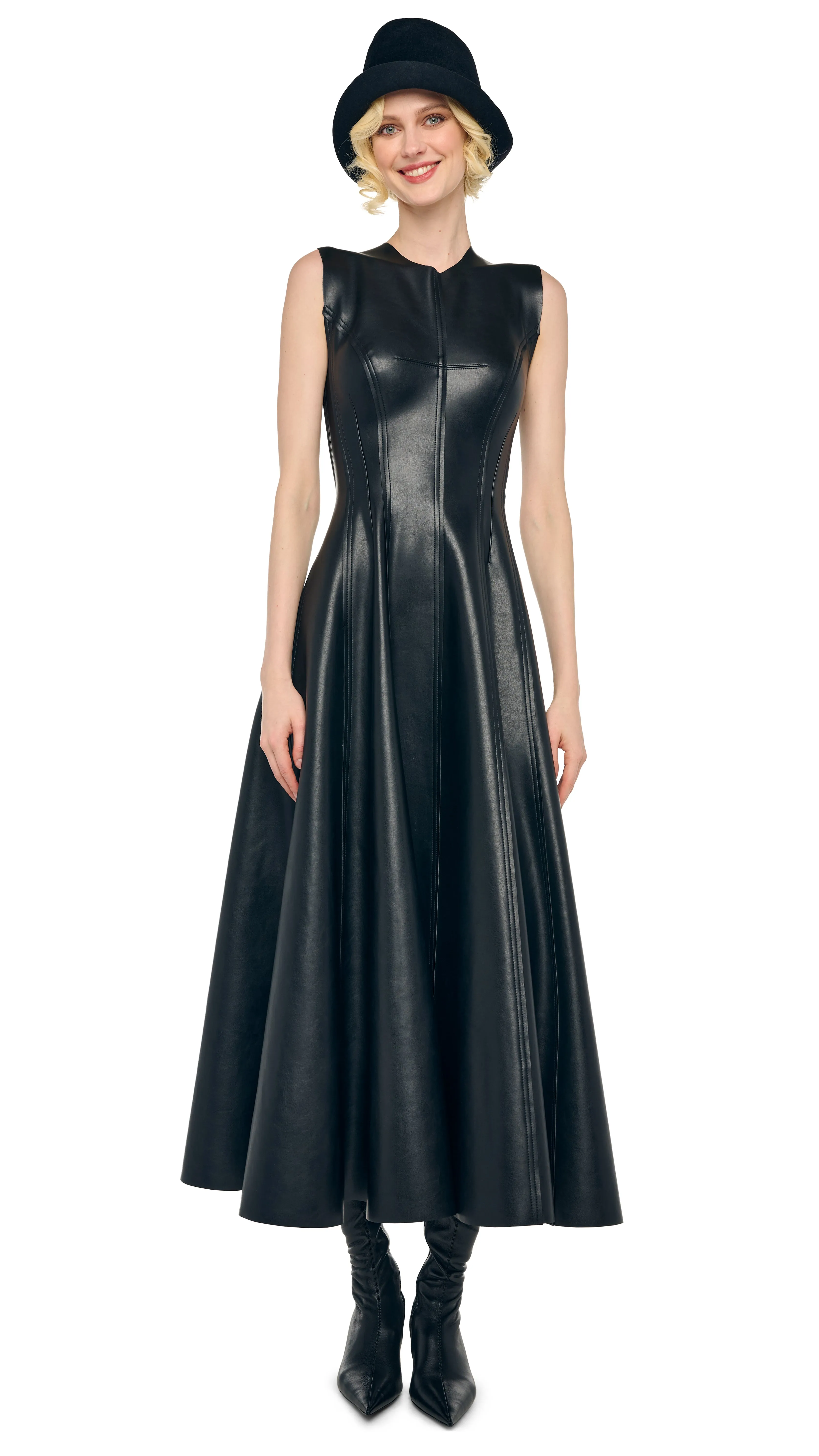 SLEEVELESS LONG GRACE DRESS sold by Norma Kamali