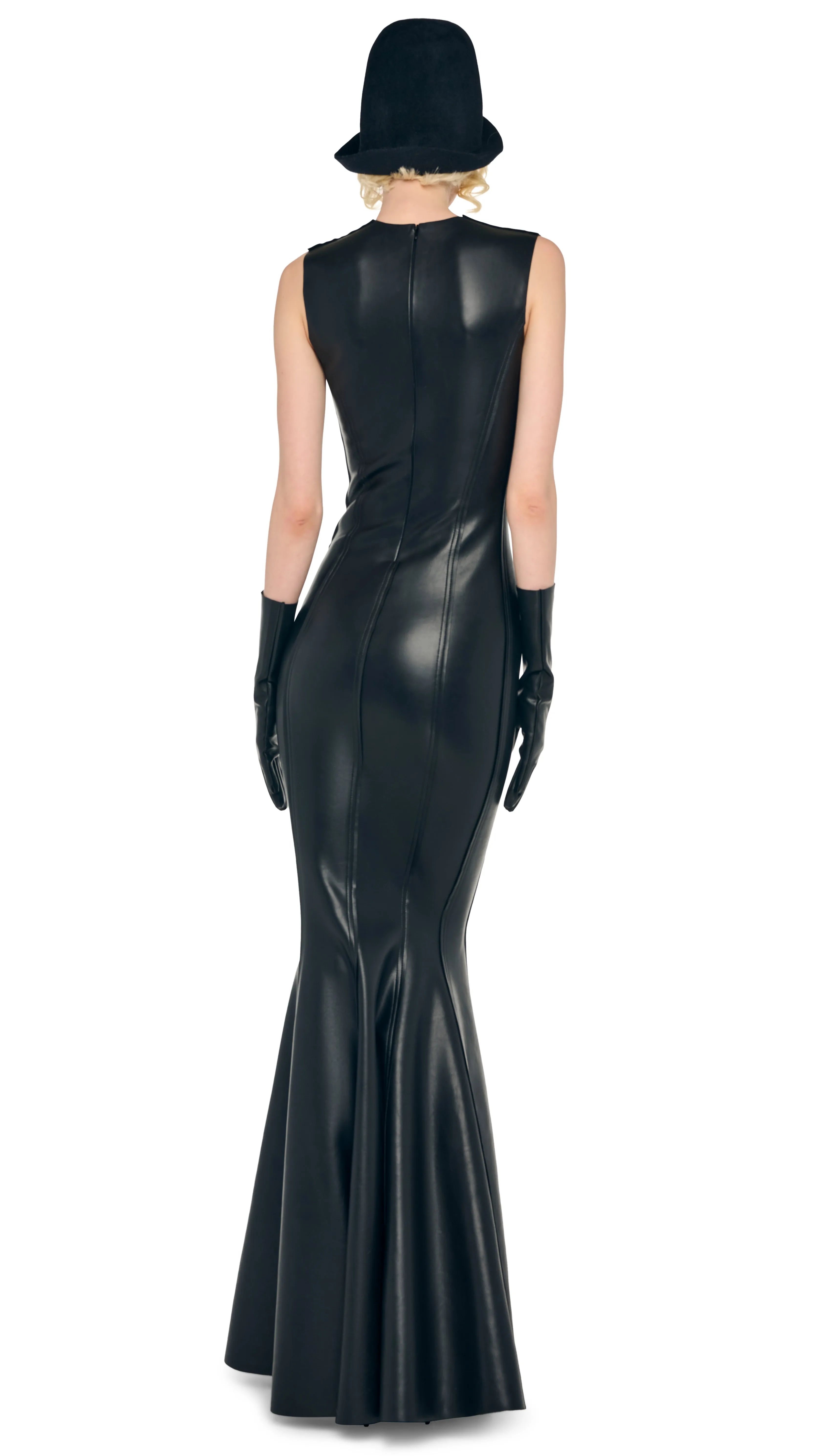 SLEEVELESS GRACE FISHTAIL GOWN sold by Norma Kamali product image thumbnail 3
