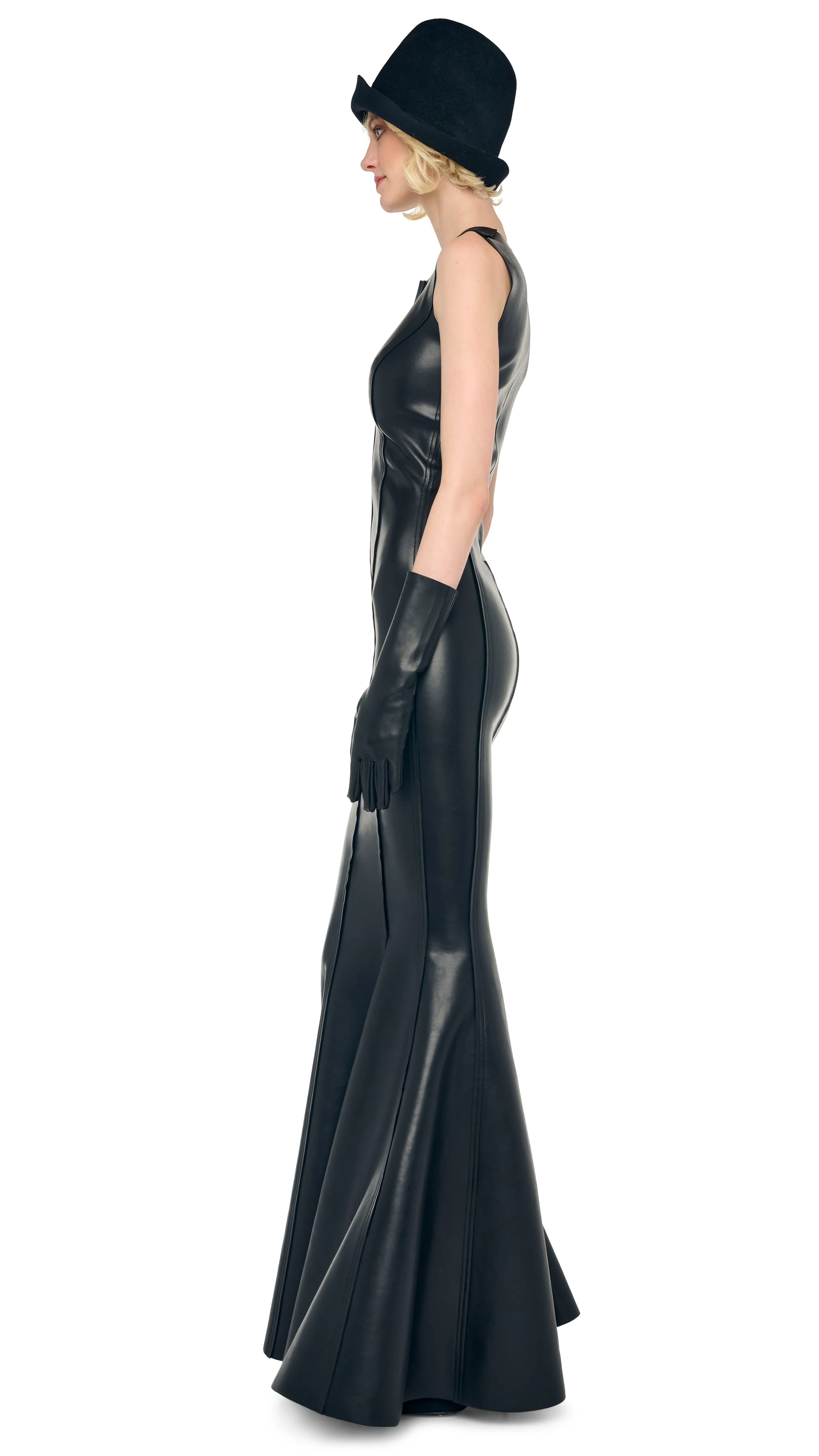 SLEEVELESS GRACE FISHTAIL GOWN sold by Norma Kamali product image thumbnail 2