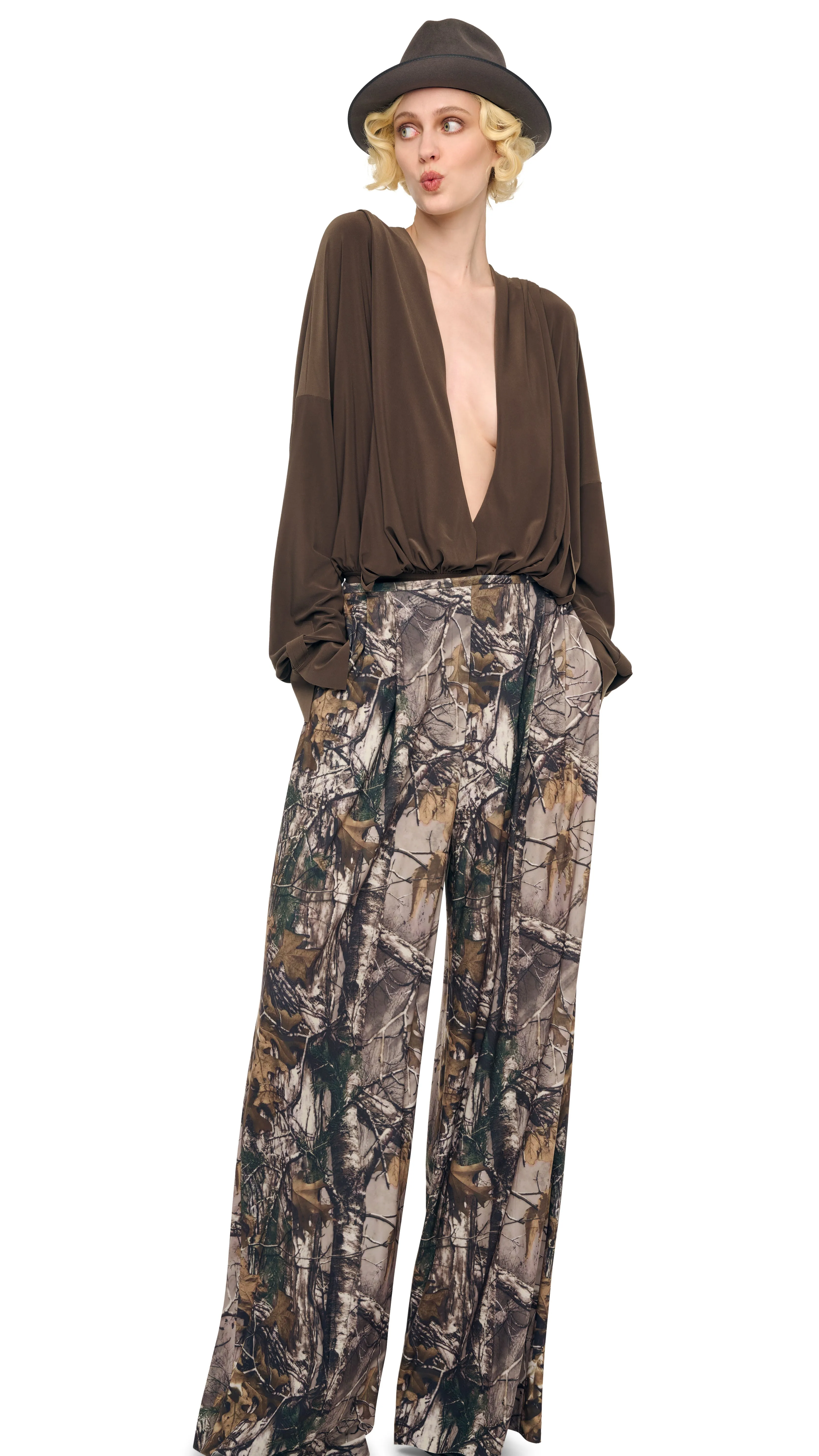 MENS PLEAT PANT sold by Norma Kamali product image thumbnail 5