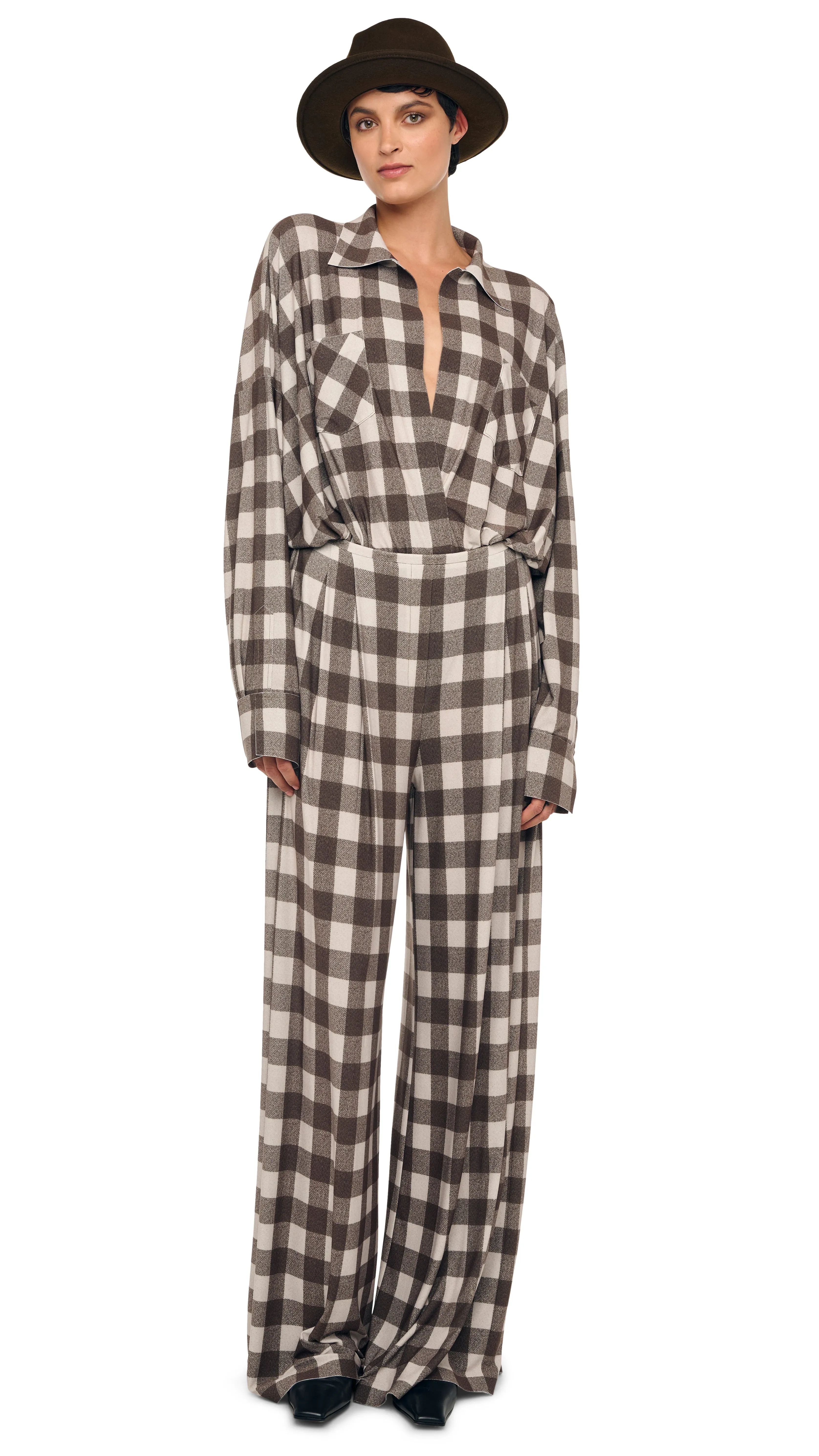 MENS PLEAT PANT sold by Norma Kamali product image thumbnail 4