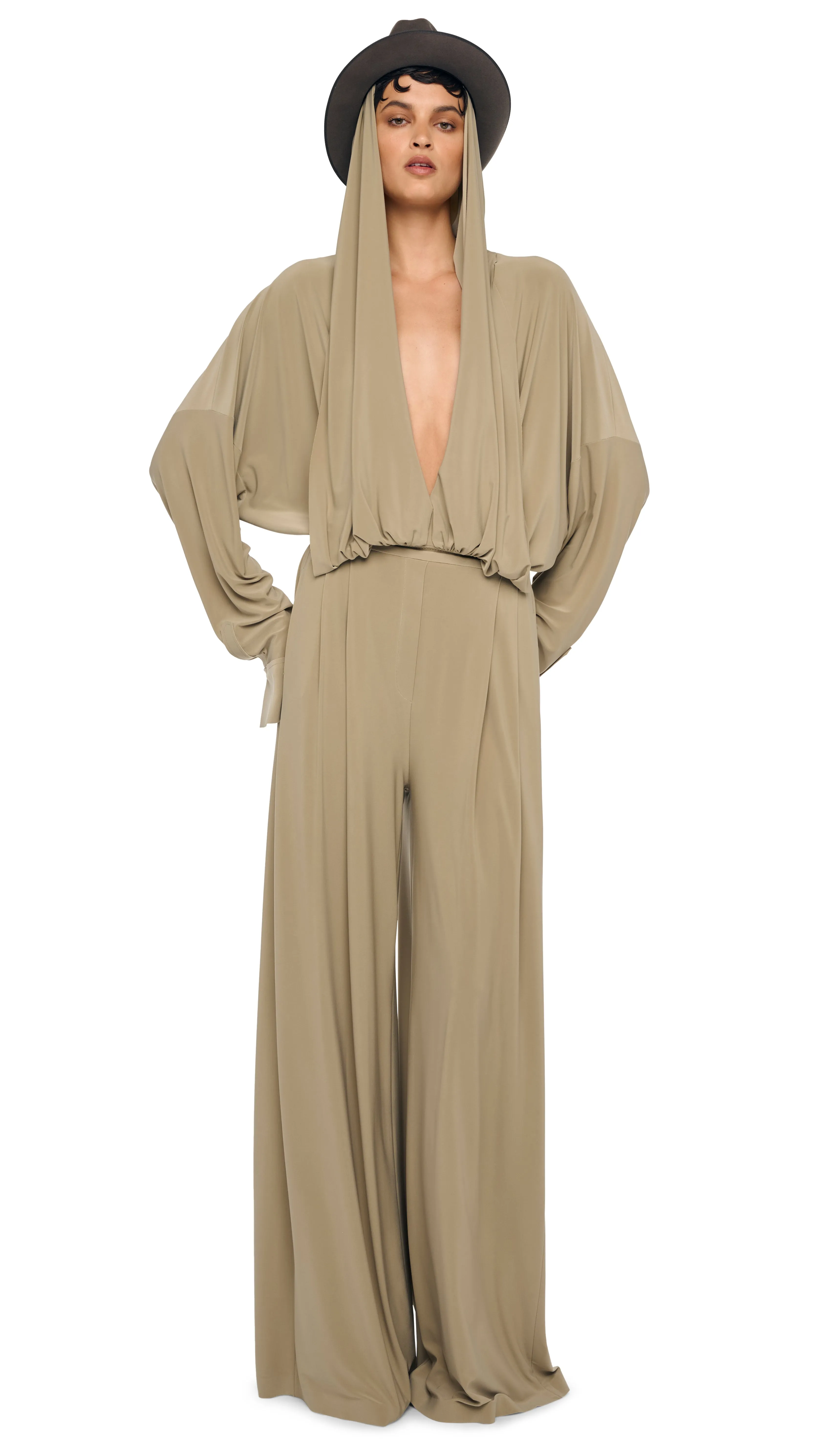 MENS PLEAT PANT sold by Norma Kamali product image thumbnail 4