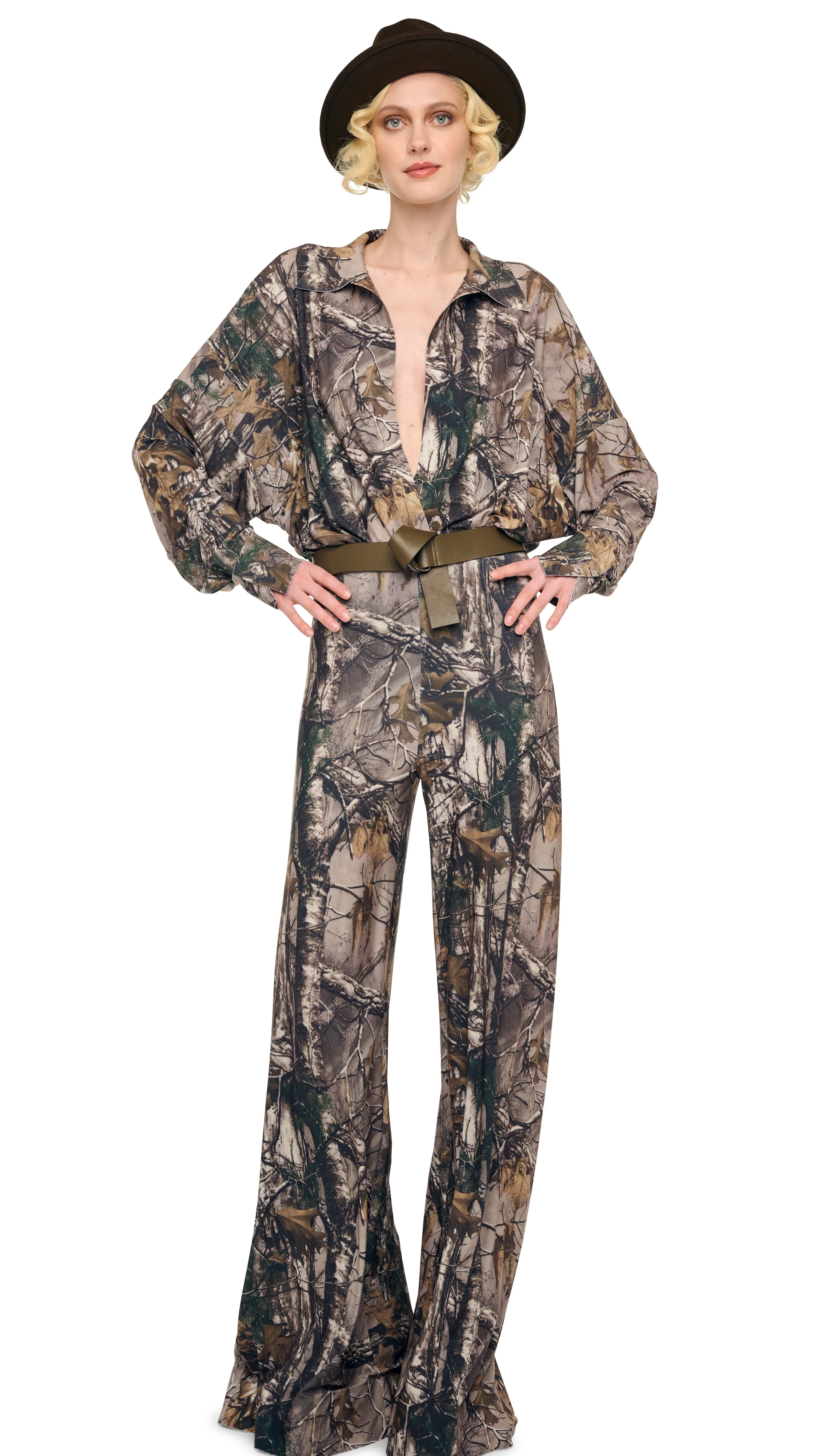 ELEPHANT PANT W/ WAISTBAND sold by Norma Kamali product image thumbnail 4