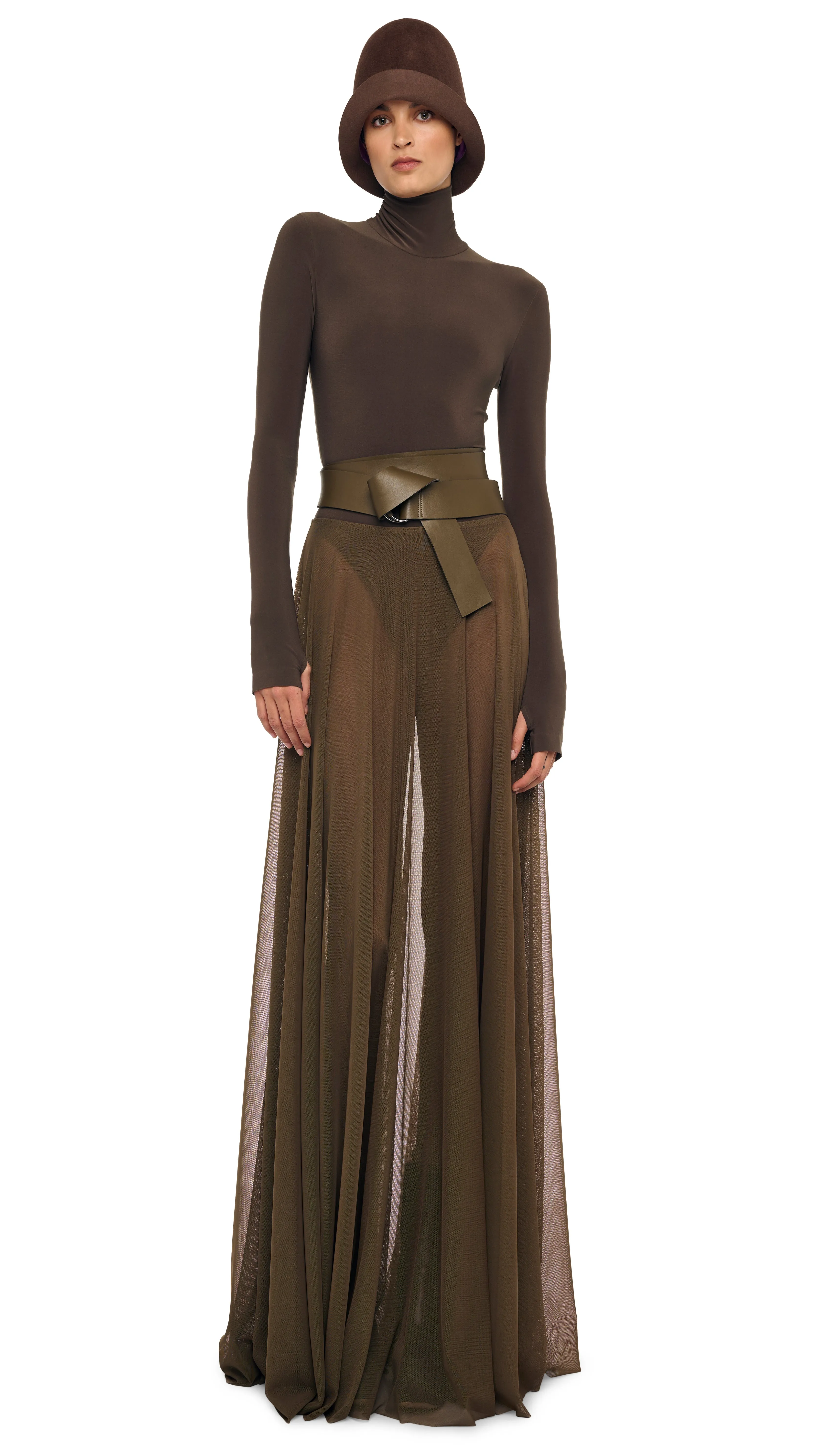 LONG SLEEVE TURTLE BODYSUIT sold by Norma Kamali