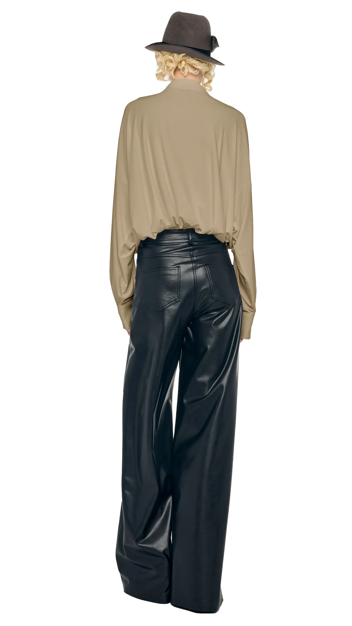 SUPER OS BF NK SHIRT BODYSUIT sold by Norma Kamali product image thumbnail 3