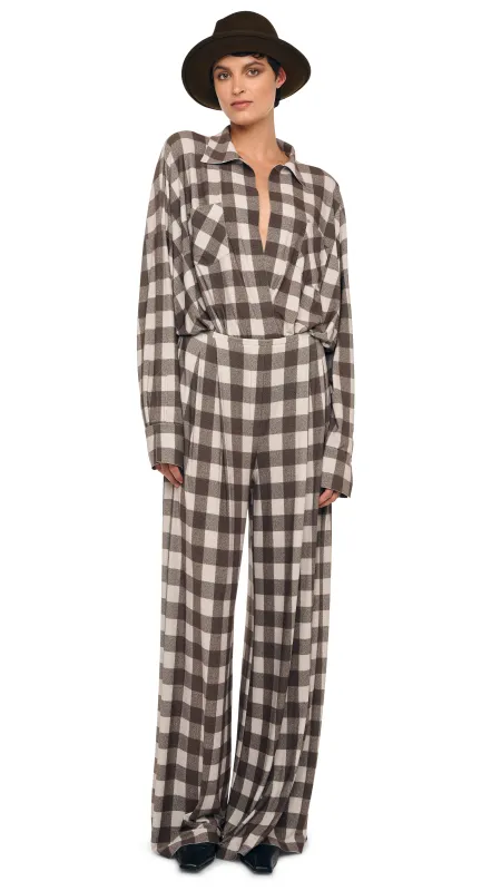 SUPER OS BF NK SHIRT BODYSUIT W/ POCKETS sold by Norma Kamali