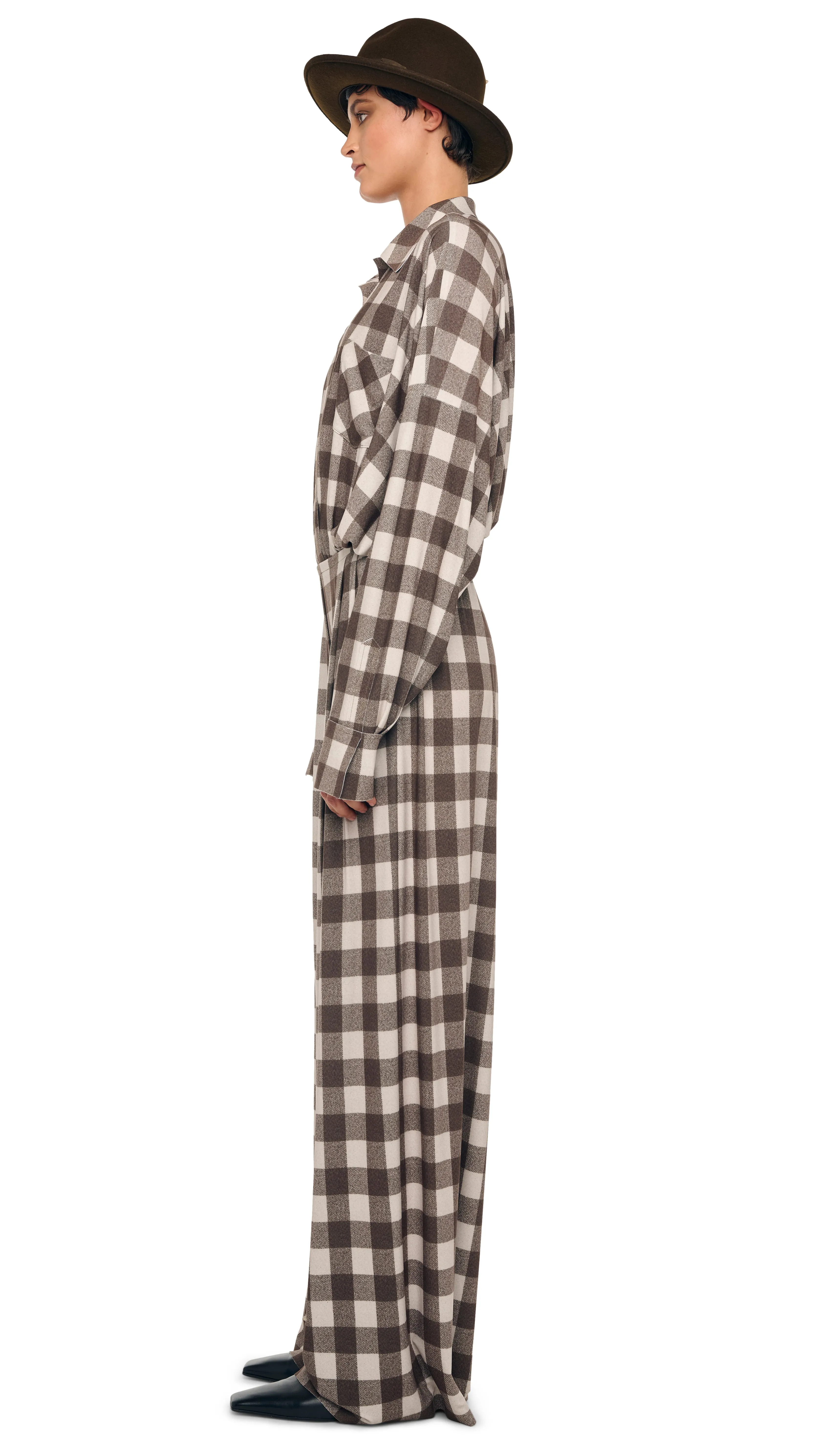 SUPER OS BF NK SHIRT BODYSUIT W/ POCKETS sold by Norma Kamali product image thumbnail 2