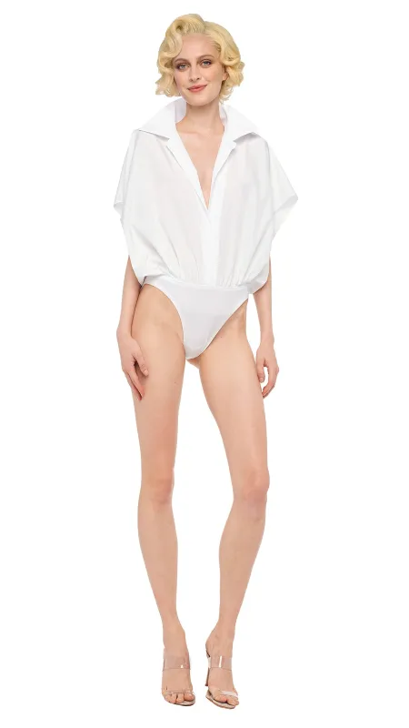 SUPER OS SLEEVELESS BF NK SHIRT BODYSUIT sold by Norma Kamali