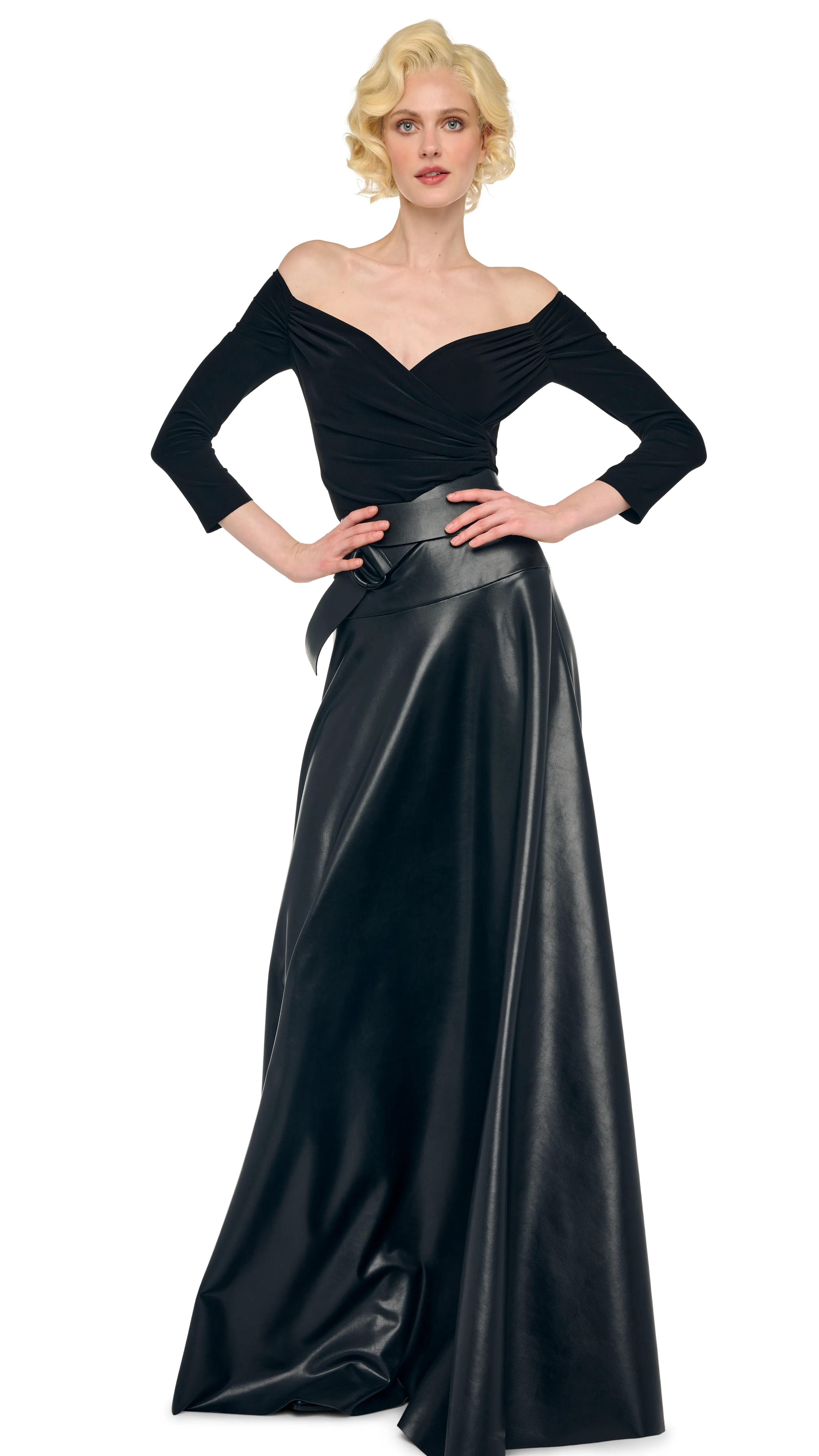 OFF SHOULDER SWEETHEART BODYSUIT sold by Norma Kamali product image thumbnail 4