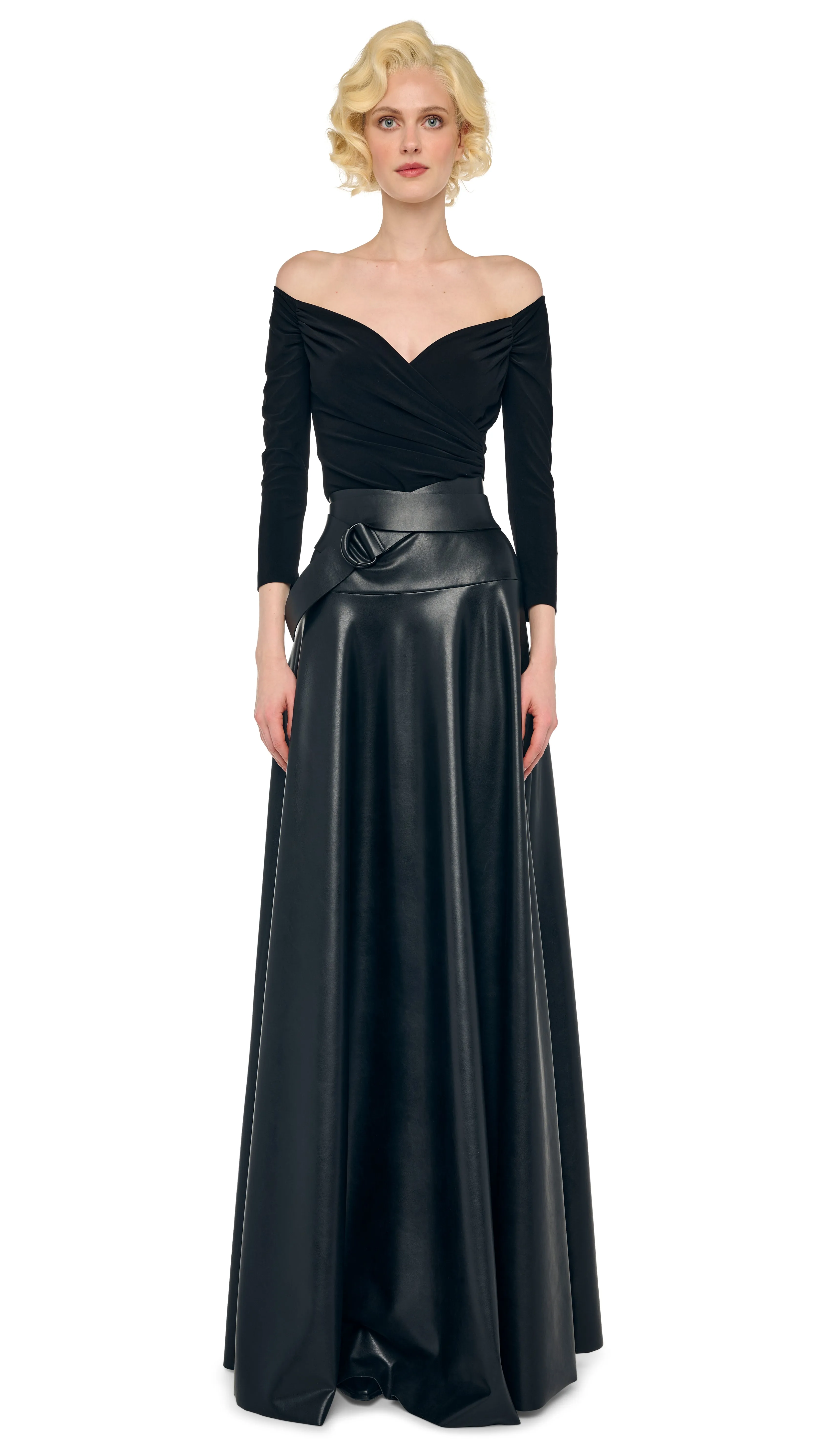 OFF SHOULDER SWEETHEART BODYSUIT sold by Norma Kamali