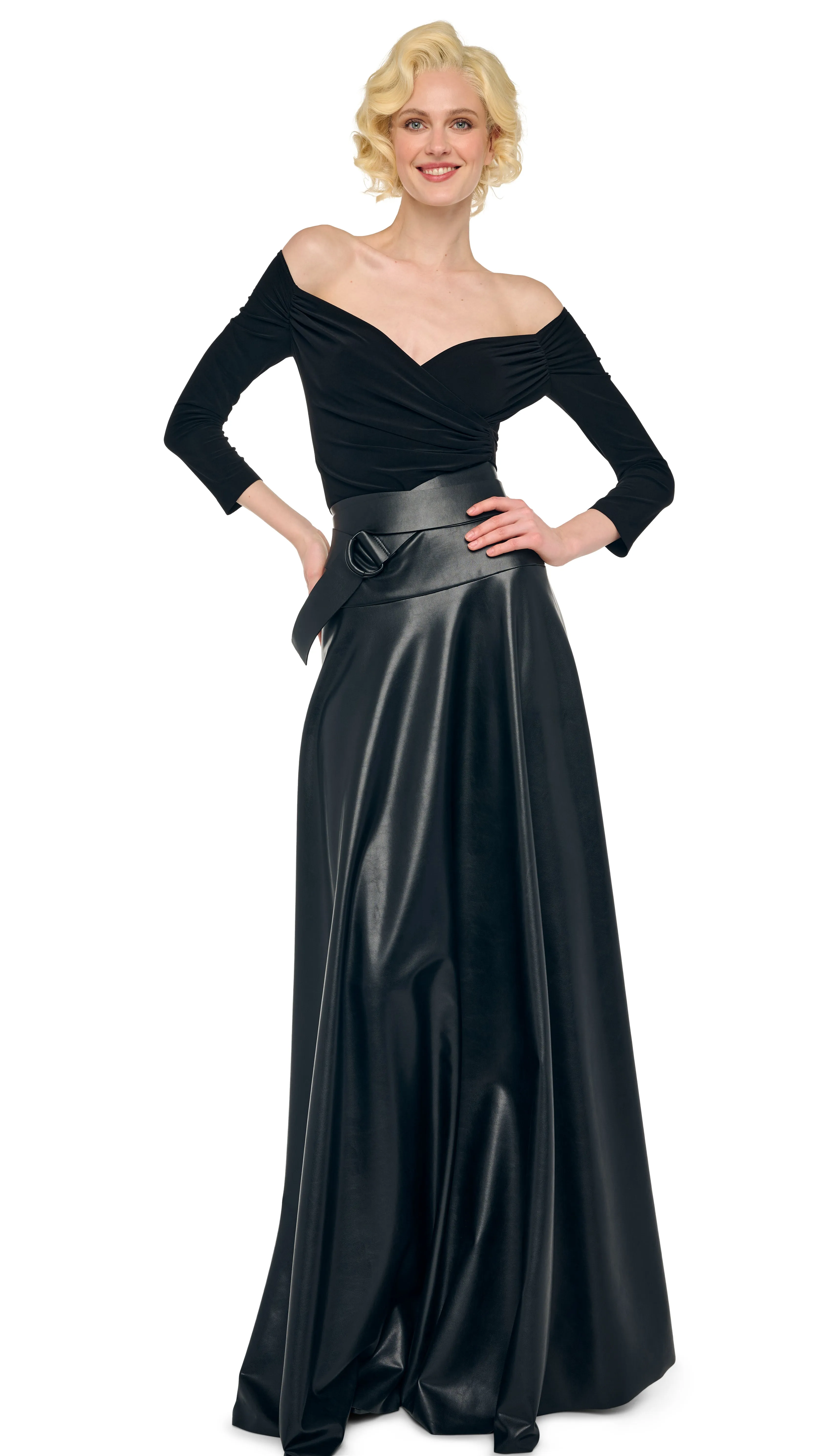 OFF SHOULDER SWEETHEART BODYSUIT sold by Norma Kamali product image thumbnail 5