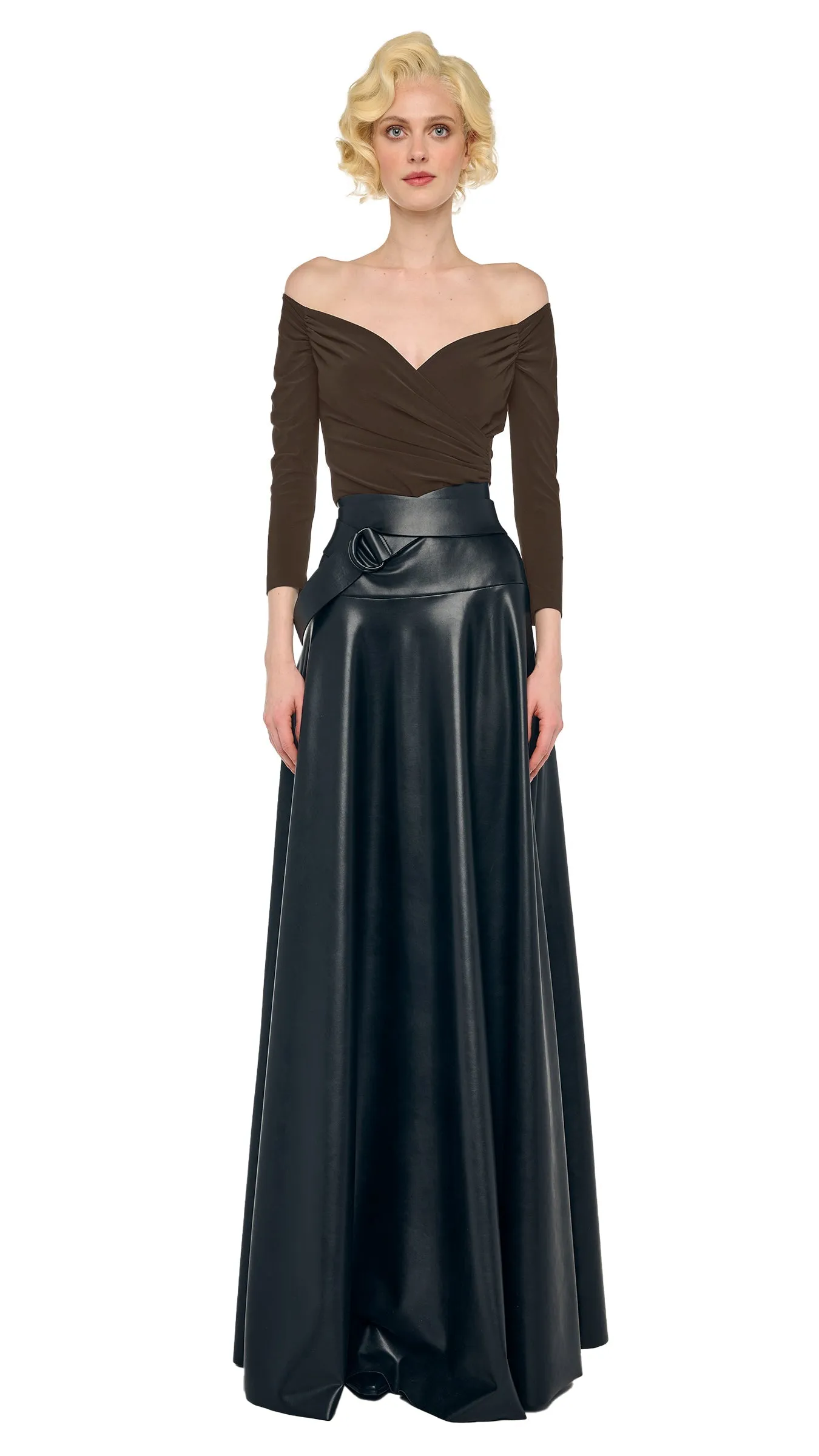 OFF SHOULDER SWEETHEART BODYSUIT sold by Norma Kamali